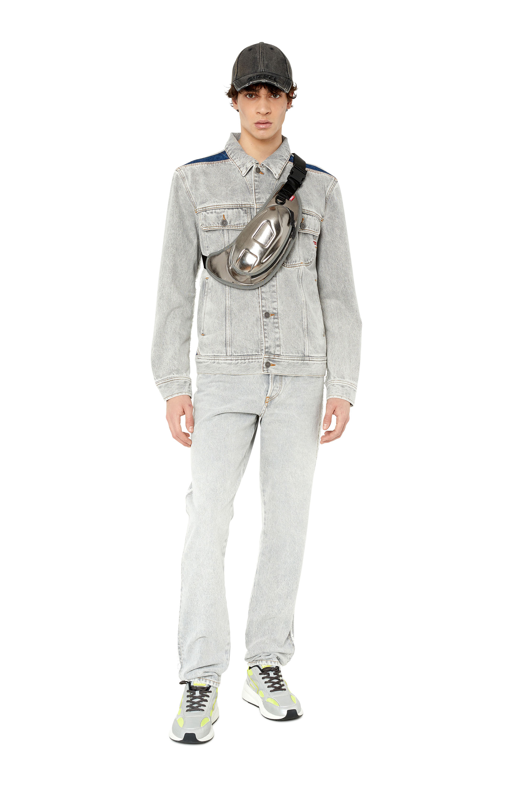 Diesel - 1995 D-Sark 007N5 Straight Jeans, Grigio Chiaro - Image 5