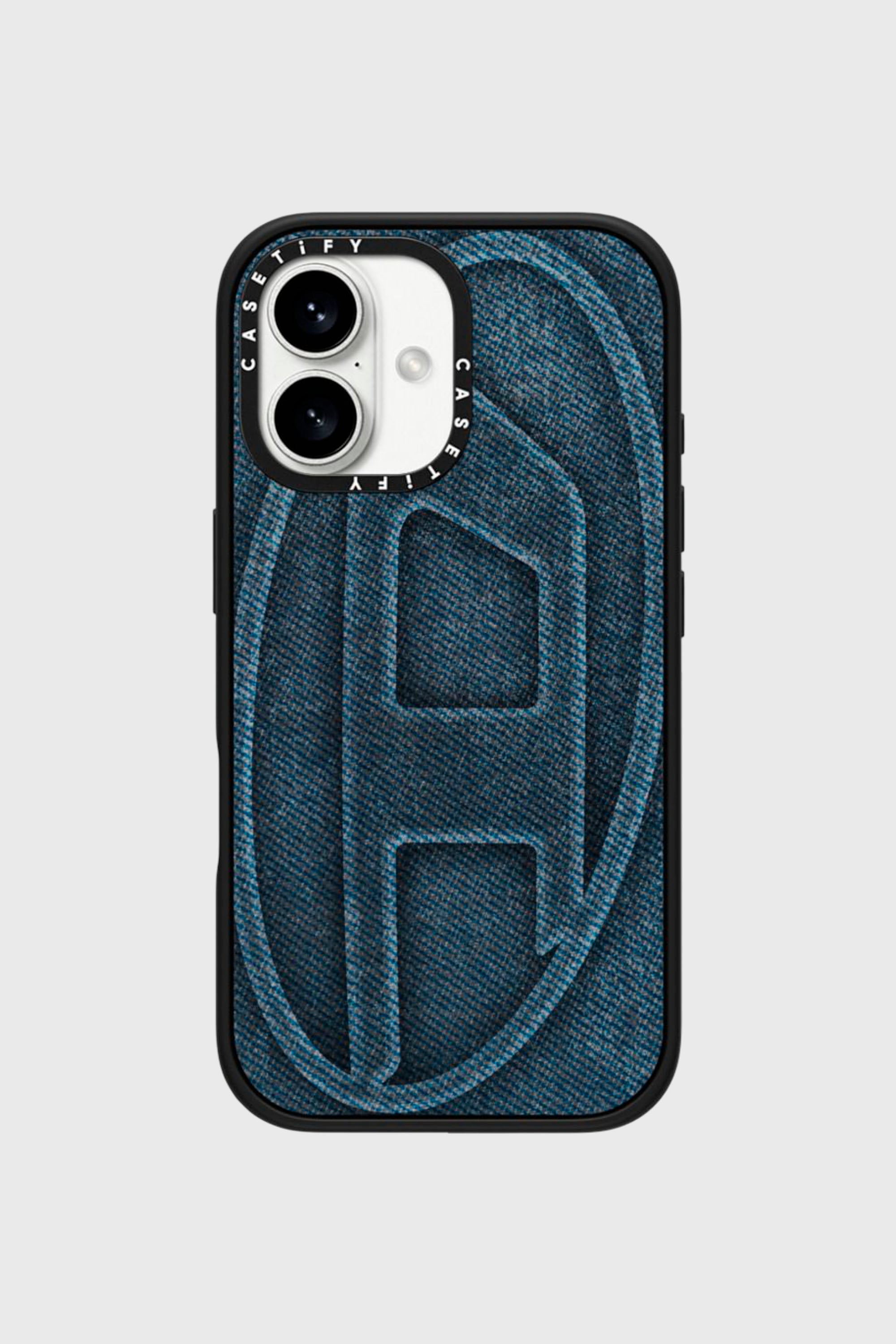 Diesel - 60584 MOULDED CASE, Custodia Oval D impact per iPhone 16 Unisex in Blu - 1