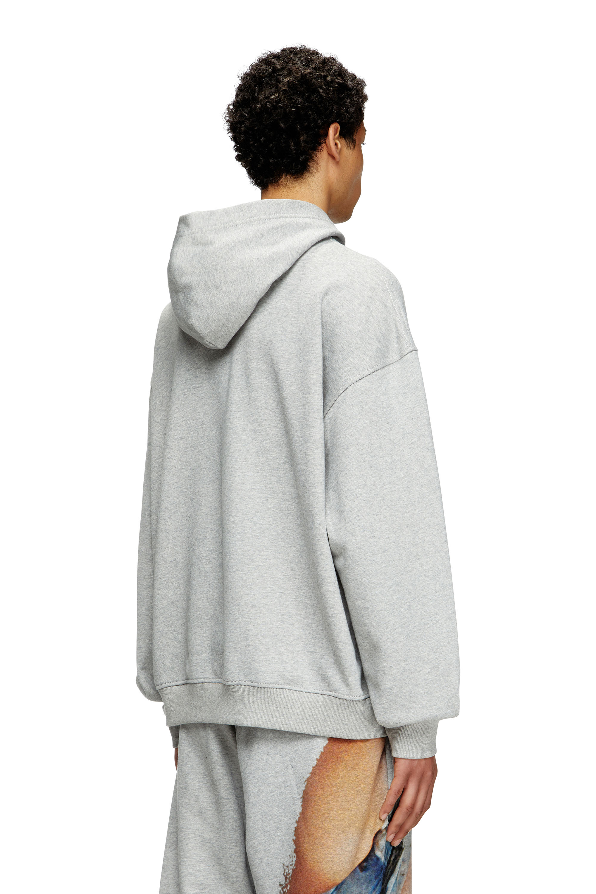 Diesel - PR-S-BOXT-HOOD-TOM25, Hoodie con stampa grafica Unisex in Grigio - 4