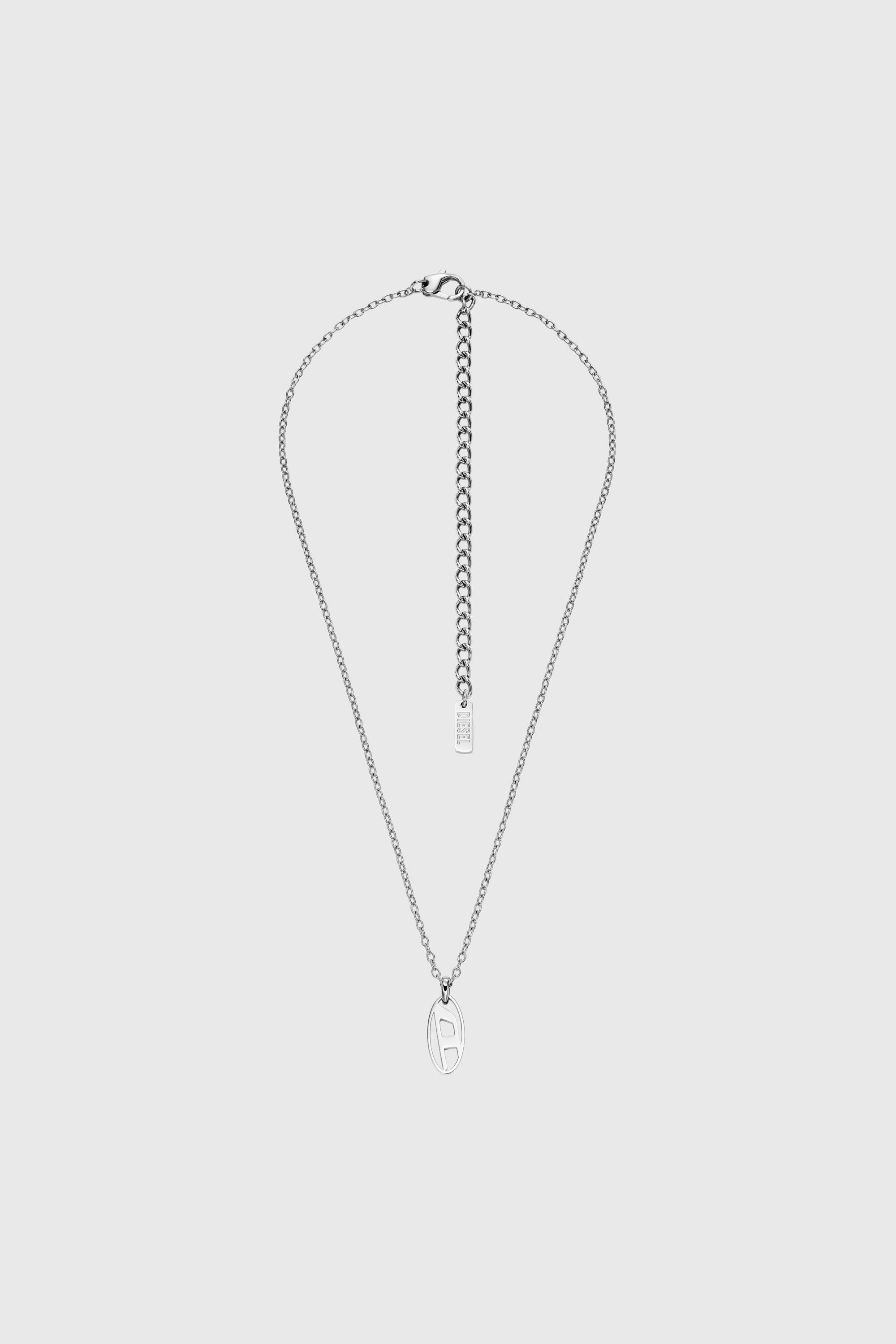 Diesel - DX1661040 JEWELLERY, Unisex's Stainless steel pendant necklace in Silver - 1