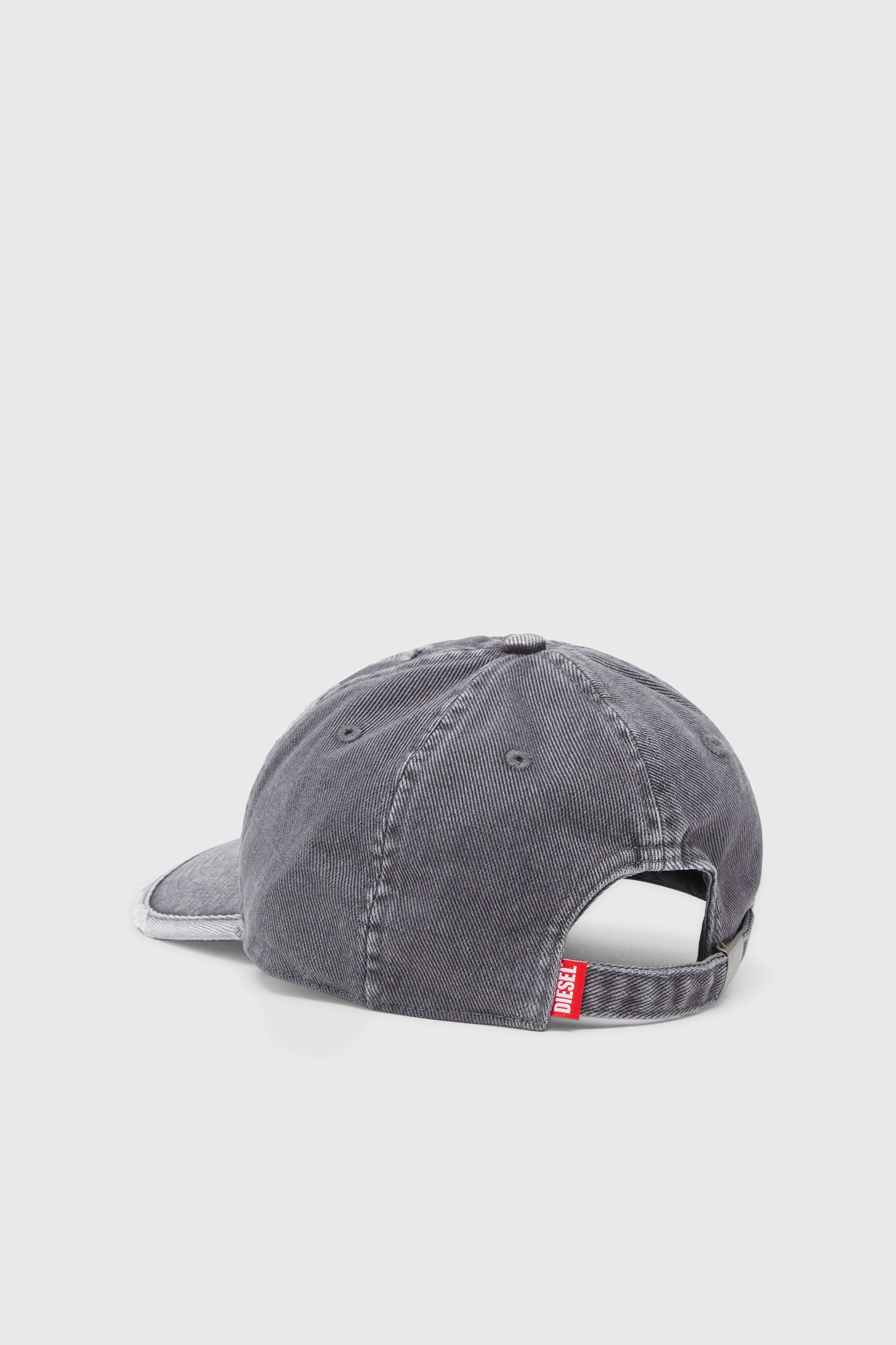 Diesel - C-BALL-UTLT, Cappello da baseball con Oval D Uomo in Grigio - 2