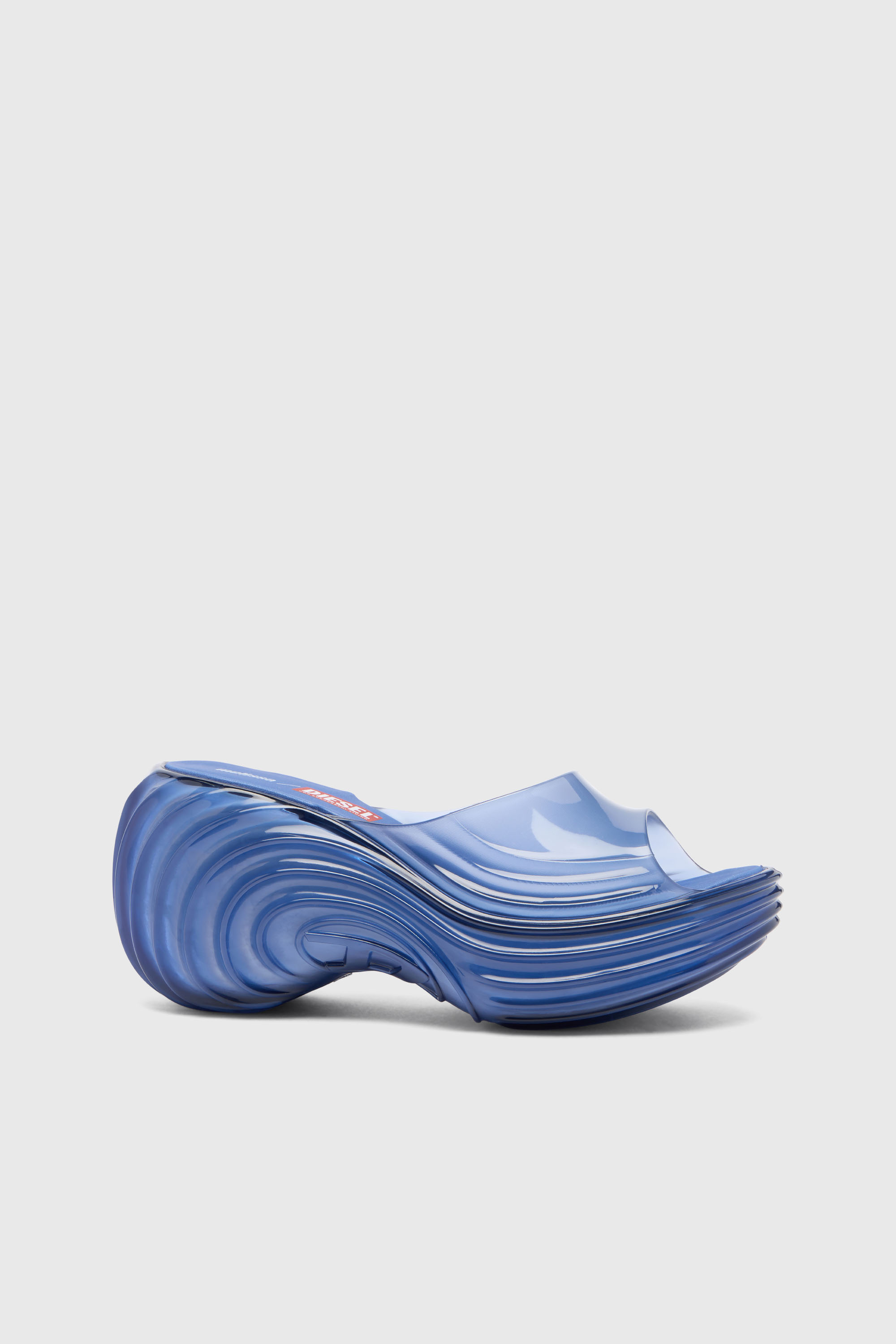Diesel - MELISSA QUANTUM PLATFORM, Mule platform in Melflex&reg; Donna in Blu - 6