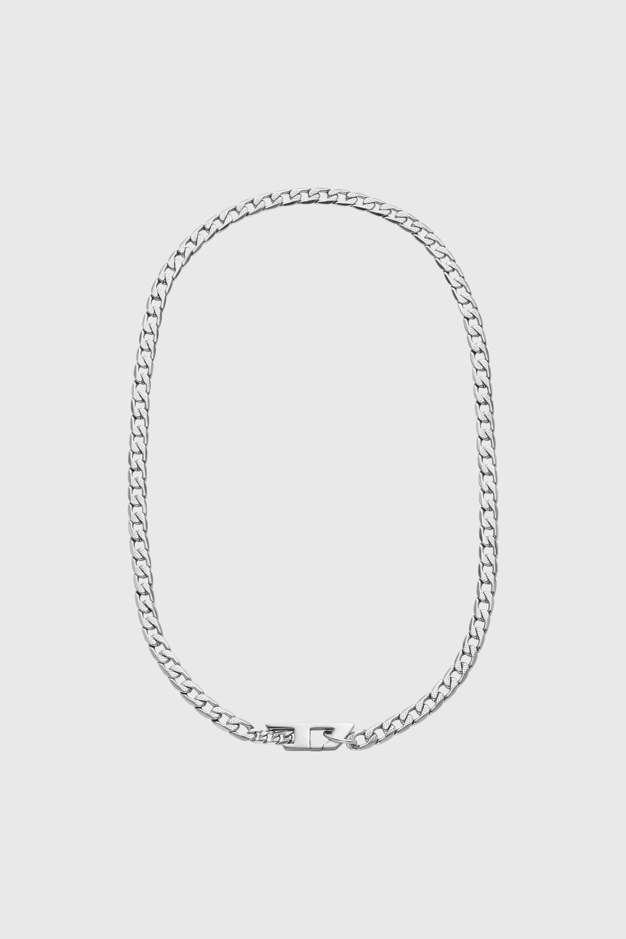 Diesel - DX1497, Unisex's Stainless steel chain necklace in Silver - 1