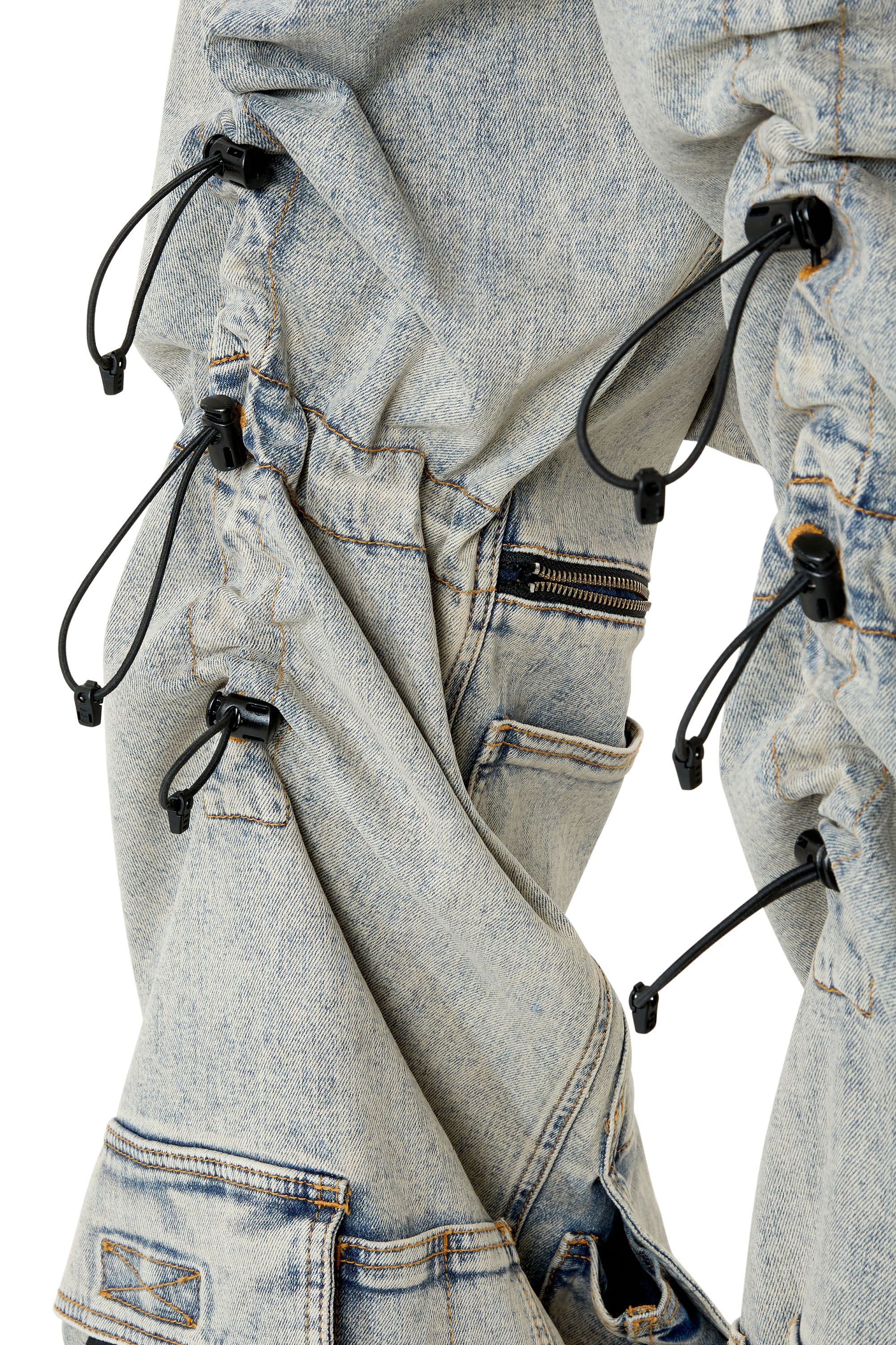 Diesel - Straight Jeans D-Onlypockets 09F12, Blu medio - Image 4