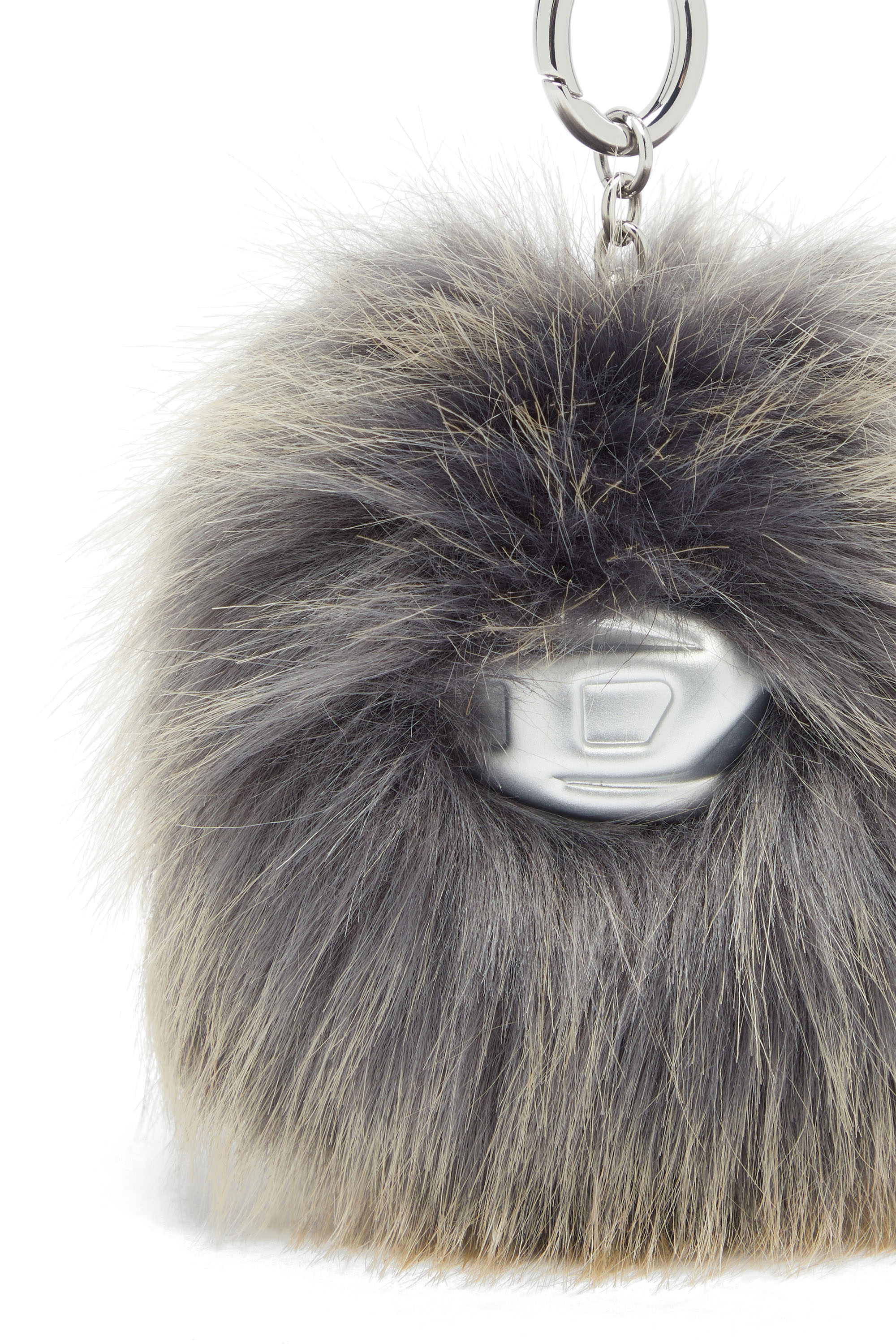 Diesel - MONSTER, Charm peloso con pendente Unisex in Grigio - 2