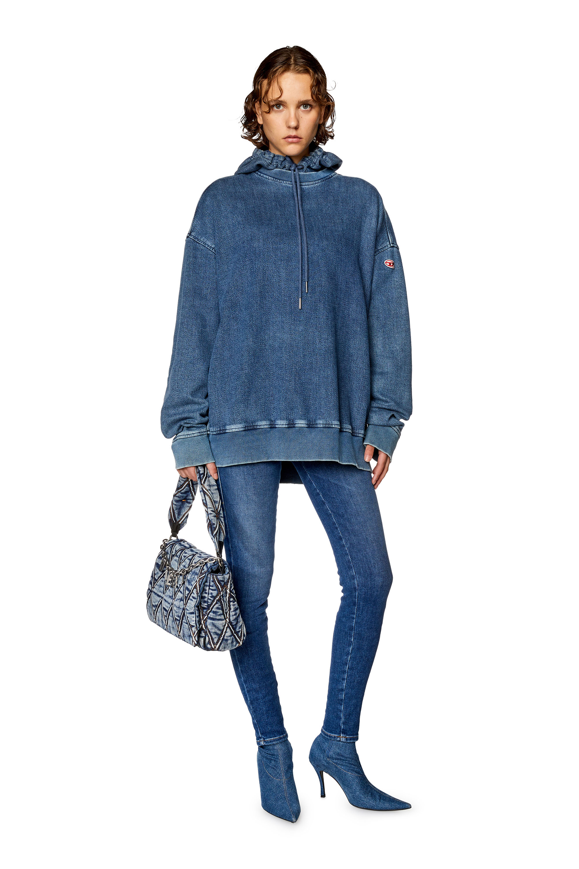 Diesel - Super skinny Jeans 2018 Slandy-Low 09F86, Blu medio - Image 1