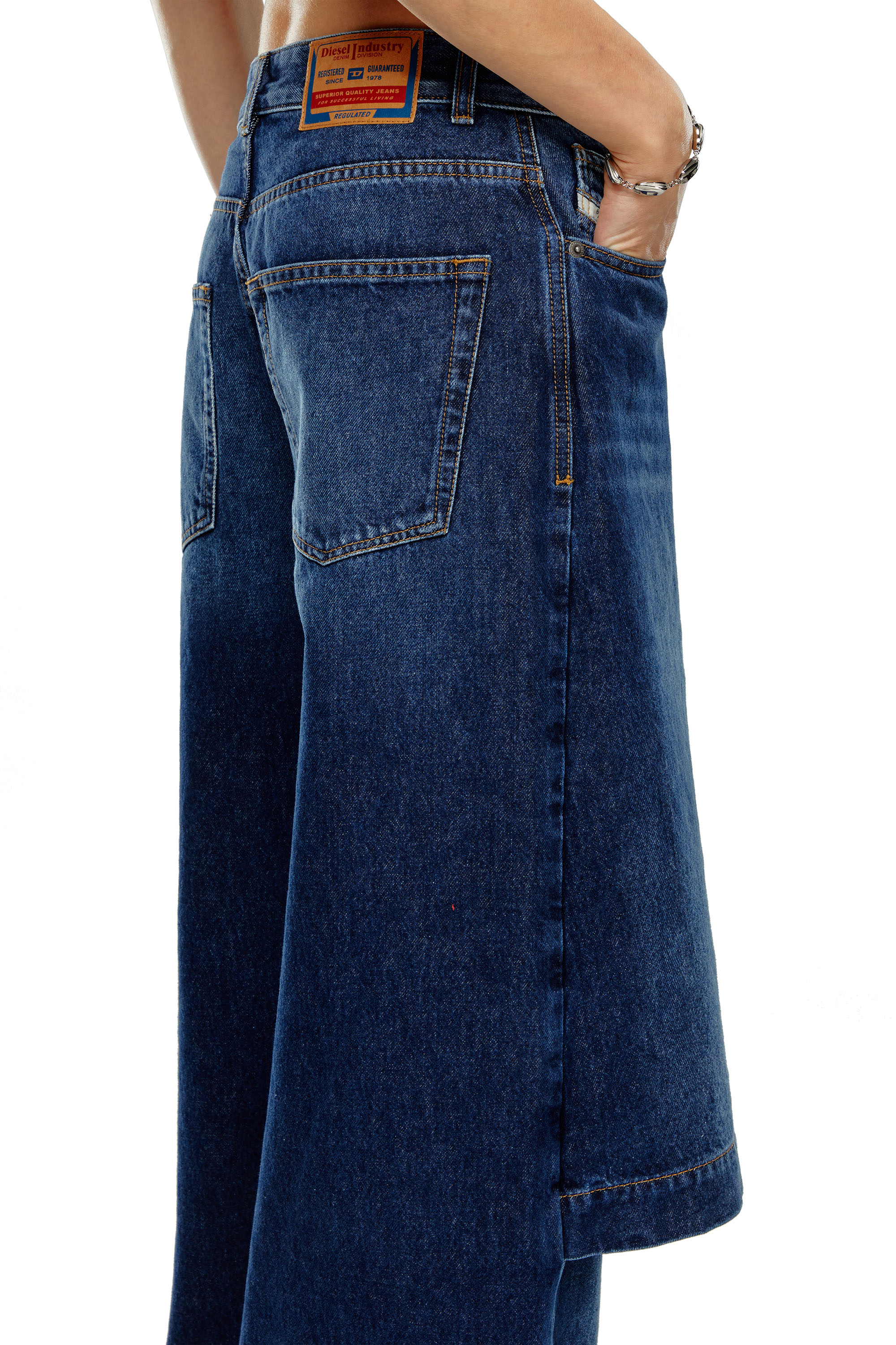 Diesel - Straight Jeans D-Syren 0DBCF, Blu Scuro - Image 3