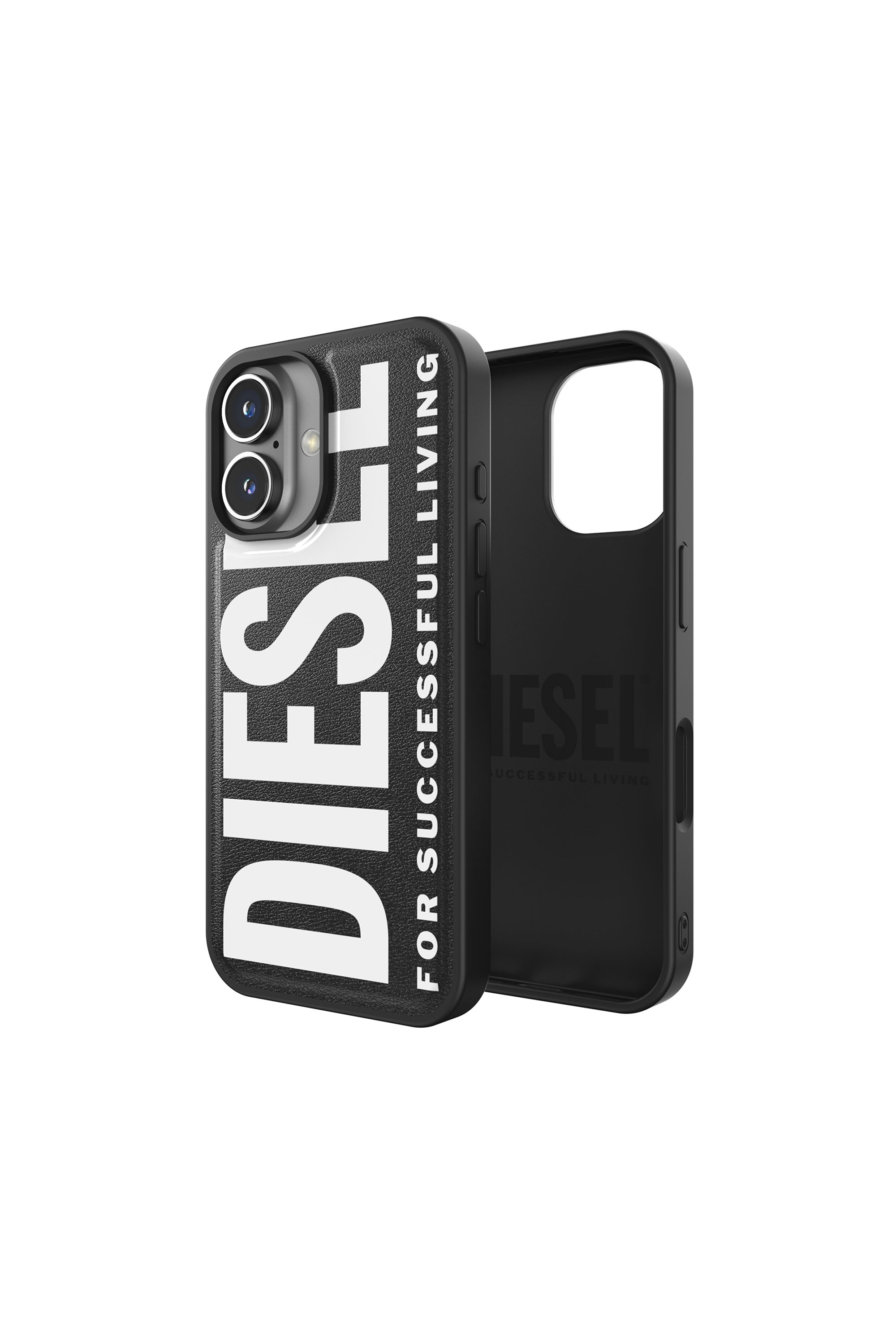 Diesel - 60127 MOULDED CASE, Cover sagomata con Magsafe per iP 16 Unisex in Nero - 1