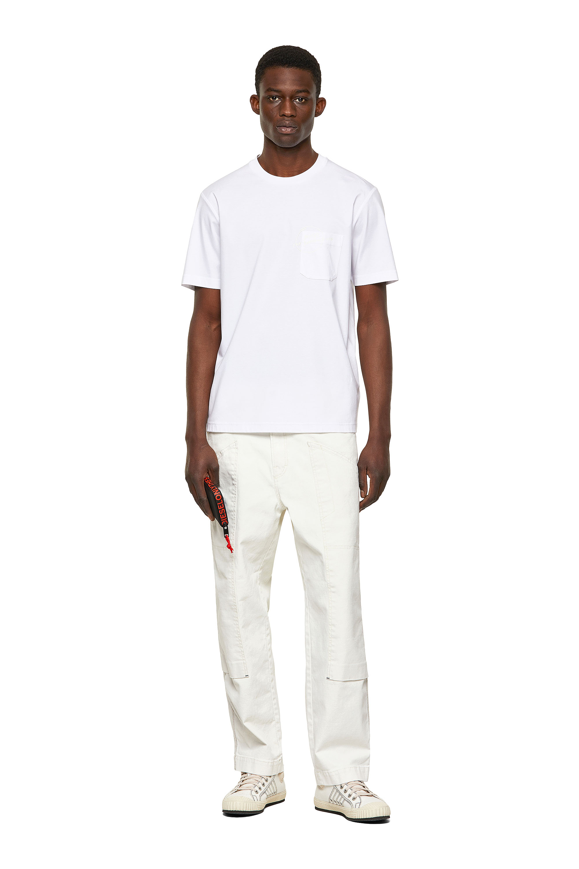 T-JUST-WORKY, Bianco Diesel - T-JUST-WORKY, Bianco - Image 1