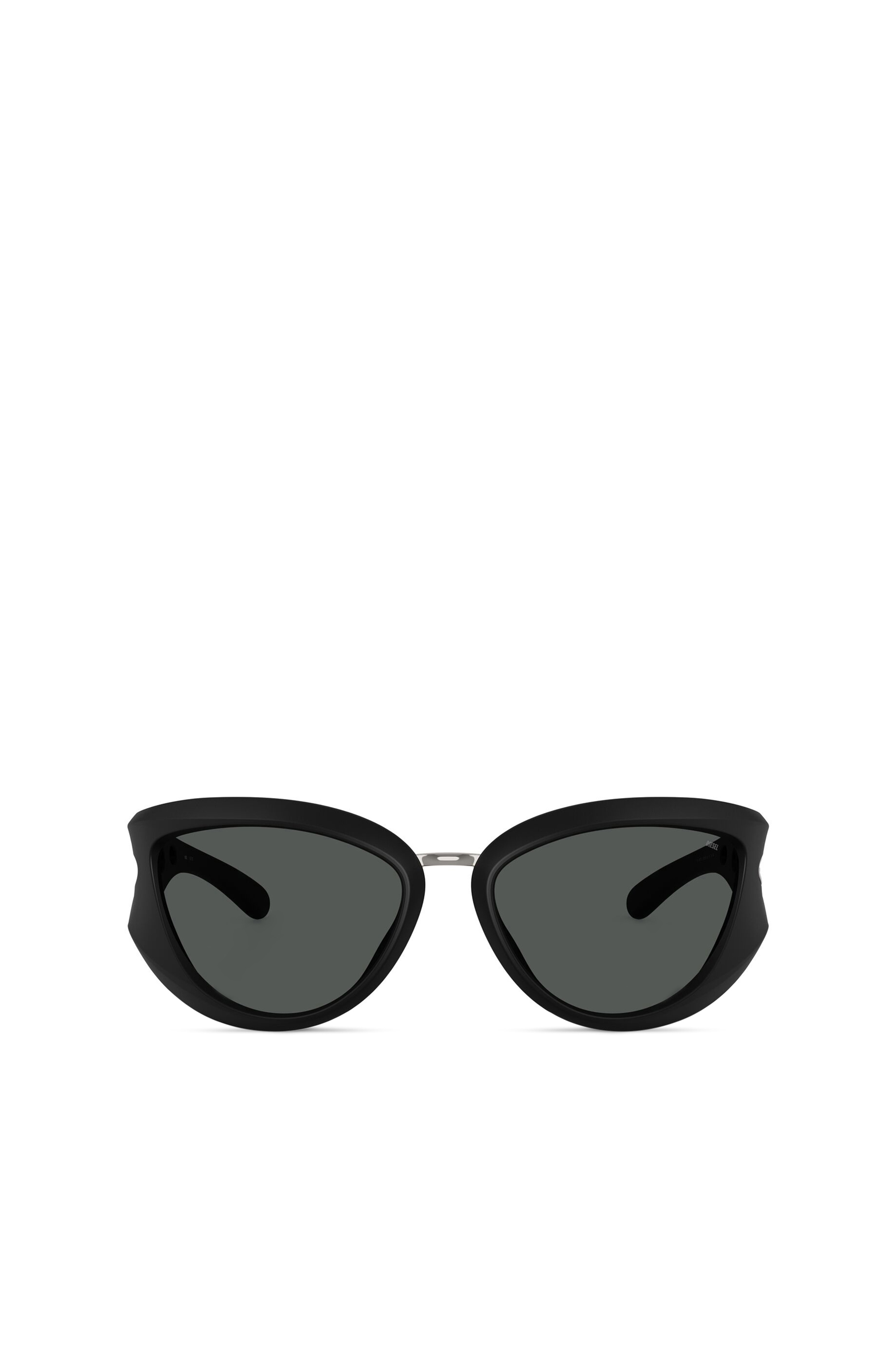 Diesel - 0DL3007U, Occhiali da sole cat-eye Unisex in Nero - 1