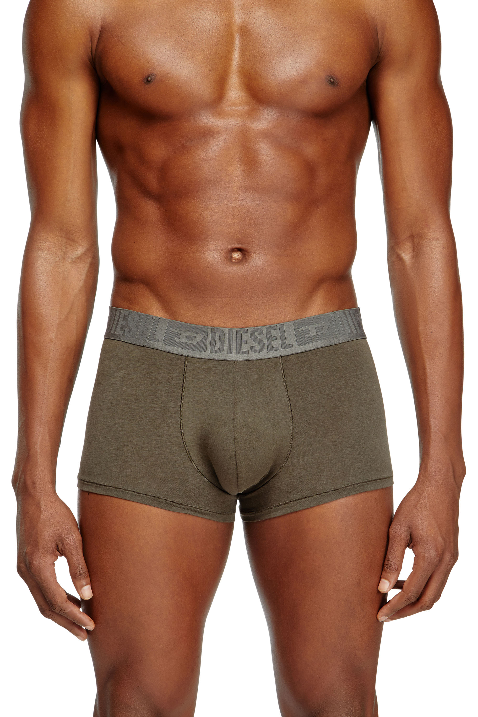 Diesel - BENJAMIN-D-MONO-3PACK, Set da tre paia di boxer tinta unita Uomo in Multicolor - 3