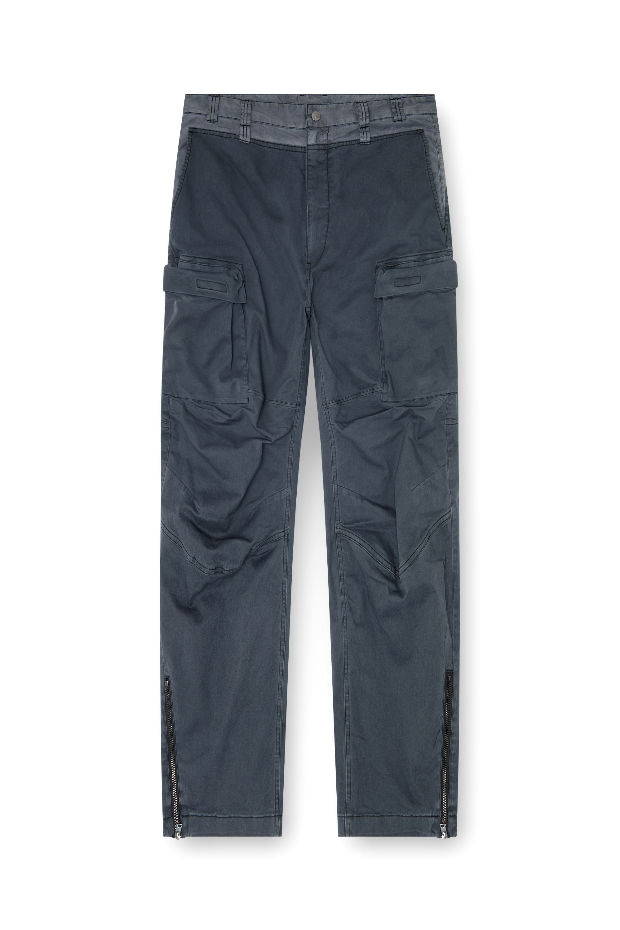 Diesel - P-DELLS, Pantaloni cargo in cotone e nylon Uomo in ToBeDefined - 4