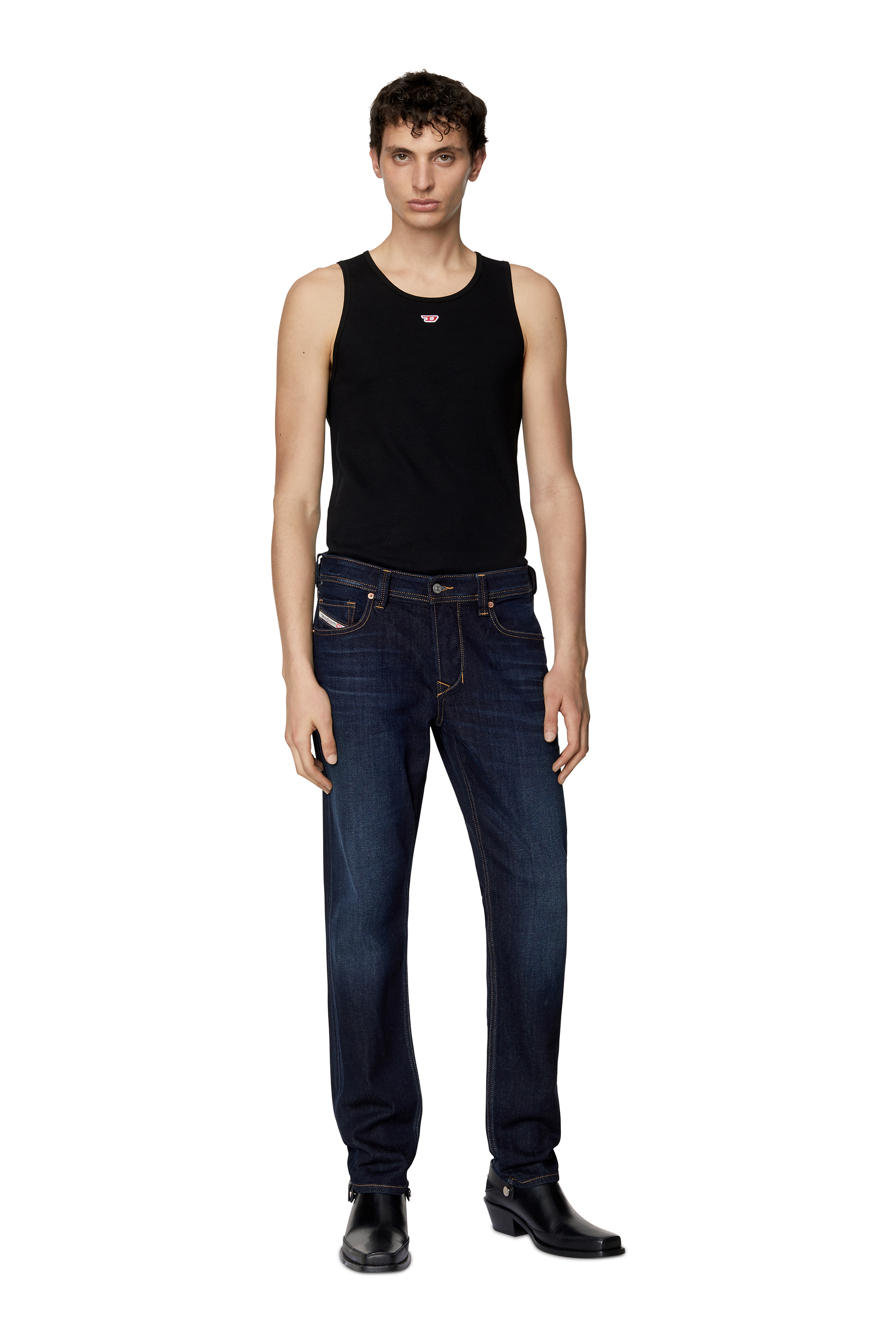 Diesel - Tapered Jeans 1986 Larkee-Beex 009ZS, Blu Scuro - Image 2