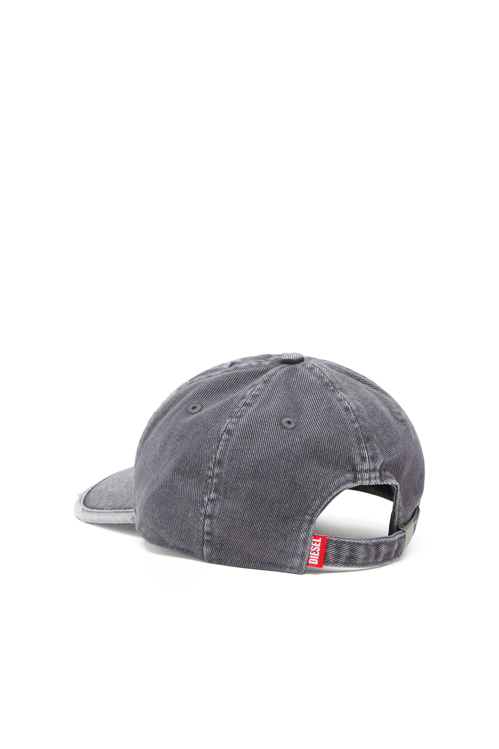 Diesel - C-BALL-UTLT, Cappello da baseball con Oval D Uomo in Grigio - 2