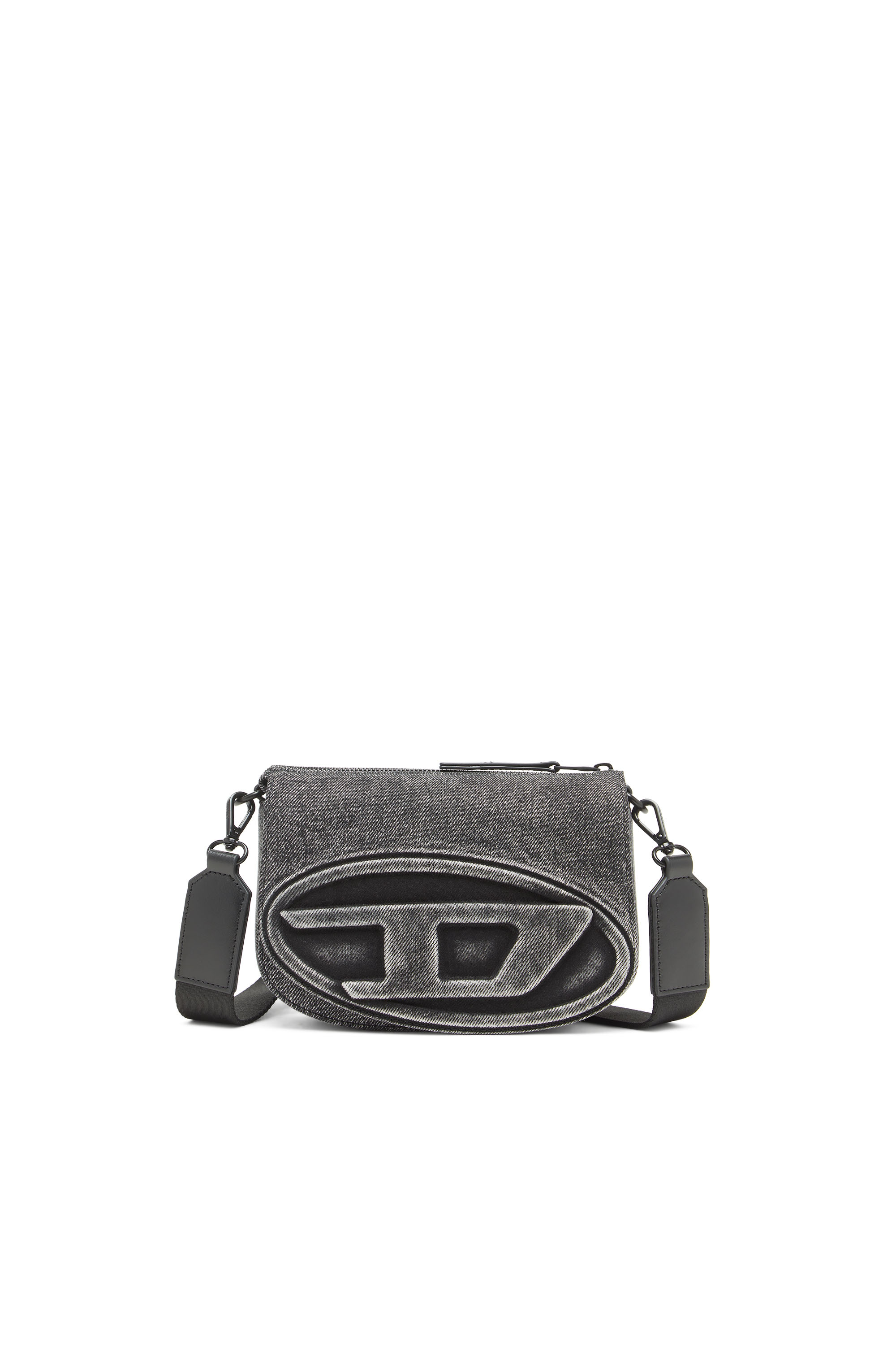 Diesel - 1DR CAMERA BAG, 1DR-Camera bag in denim washed Unisex in Grigio - 1