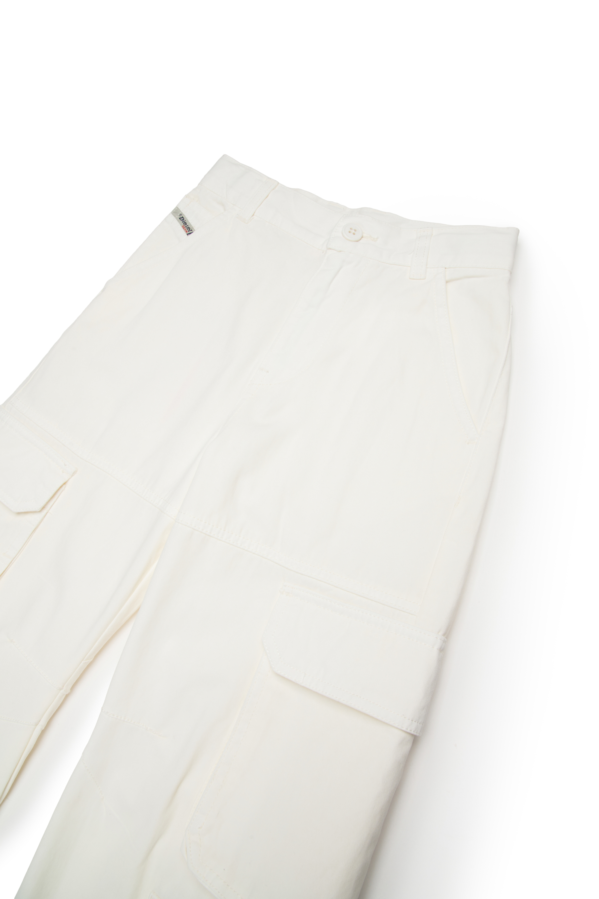 Diesel - PDARGJXCARGO, Pantaloni cargo multitasche Donna in Bianco - 3
