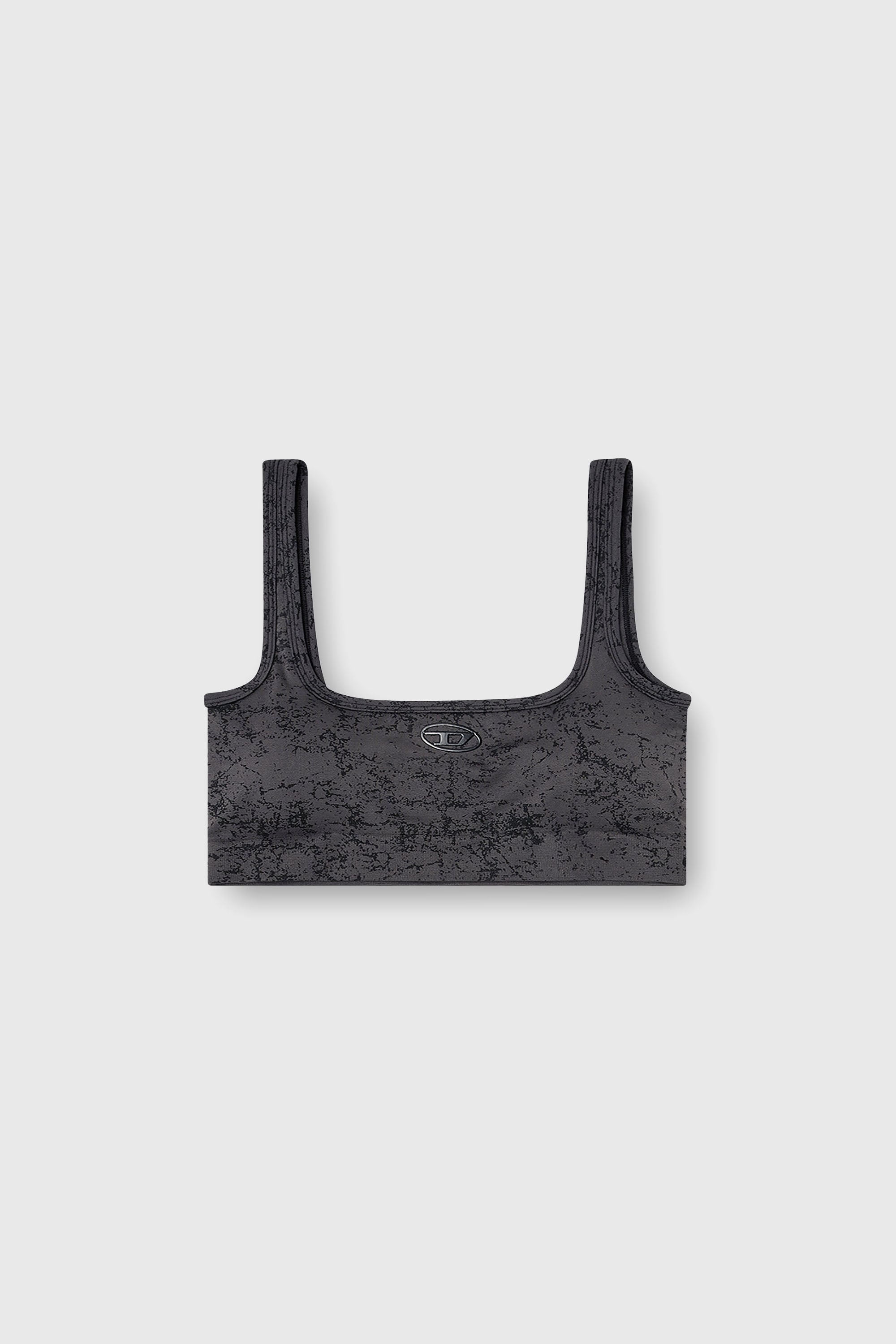 Diesel - HELLA-UTLT, Reggiseno sportivo con stampa utility Donna in Grigio - 2