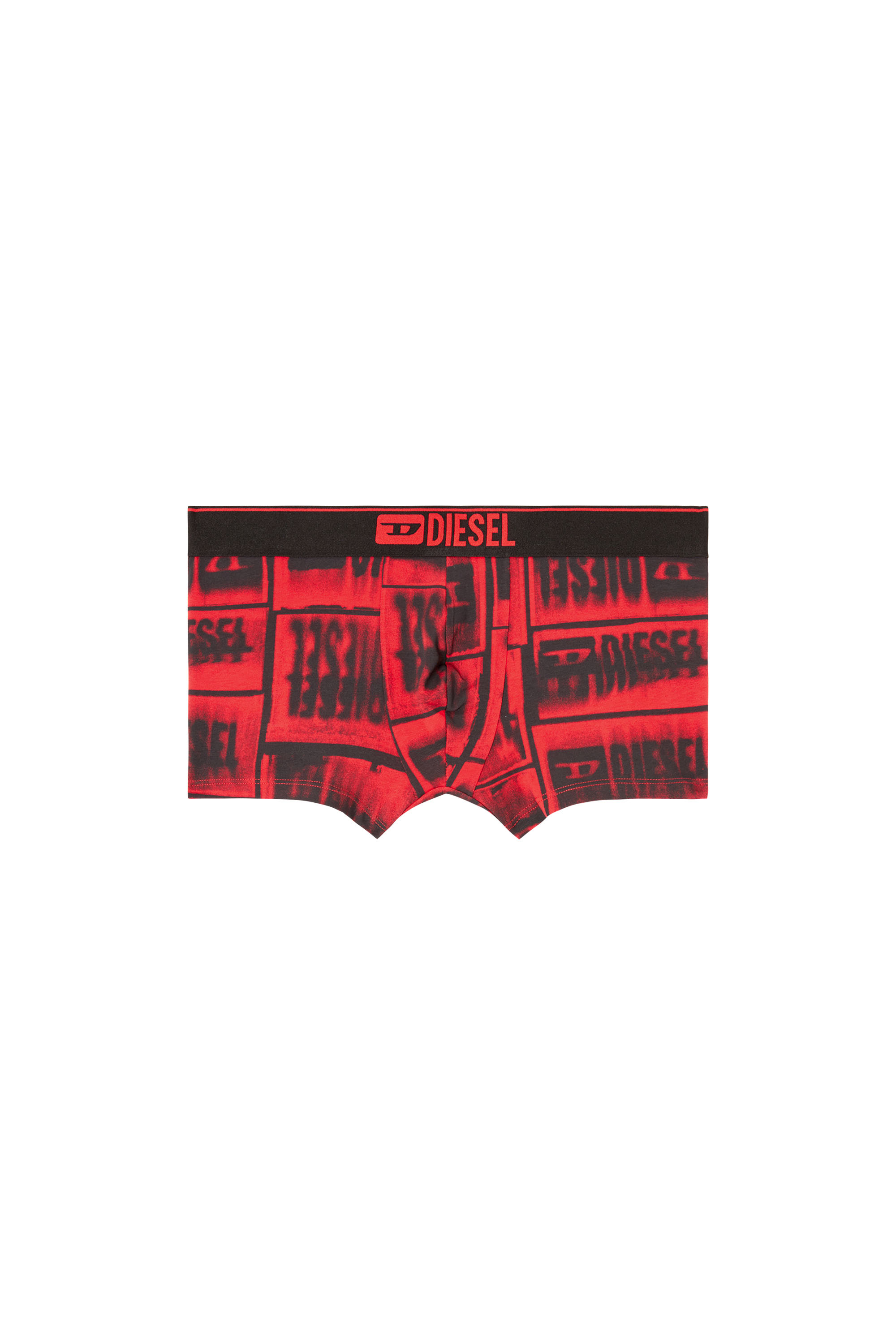 Diesel - DAMIEN-D-BOX, Boxer con logo dégradé Uomo in Rosso - 3