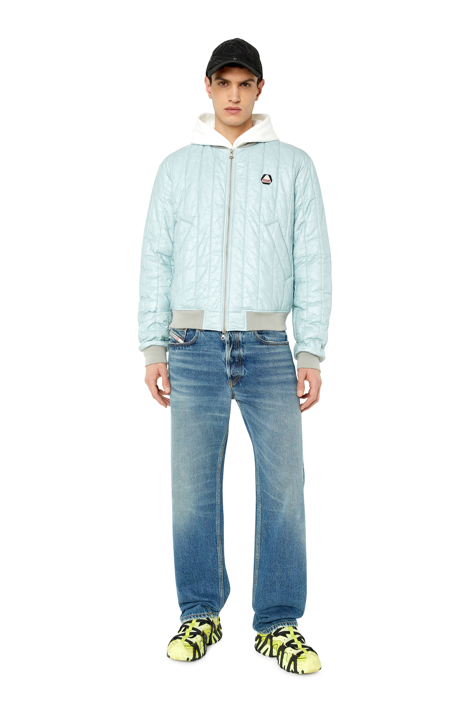 Diesel - 2010 D-Macs 09F02 Straight Jeans, Blu medio - Image 4