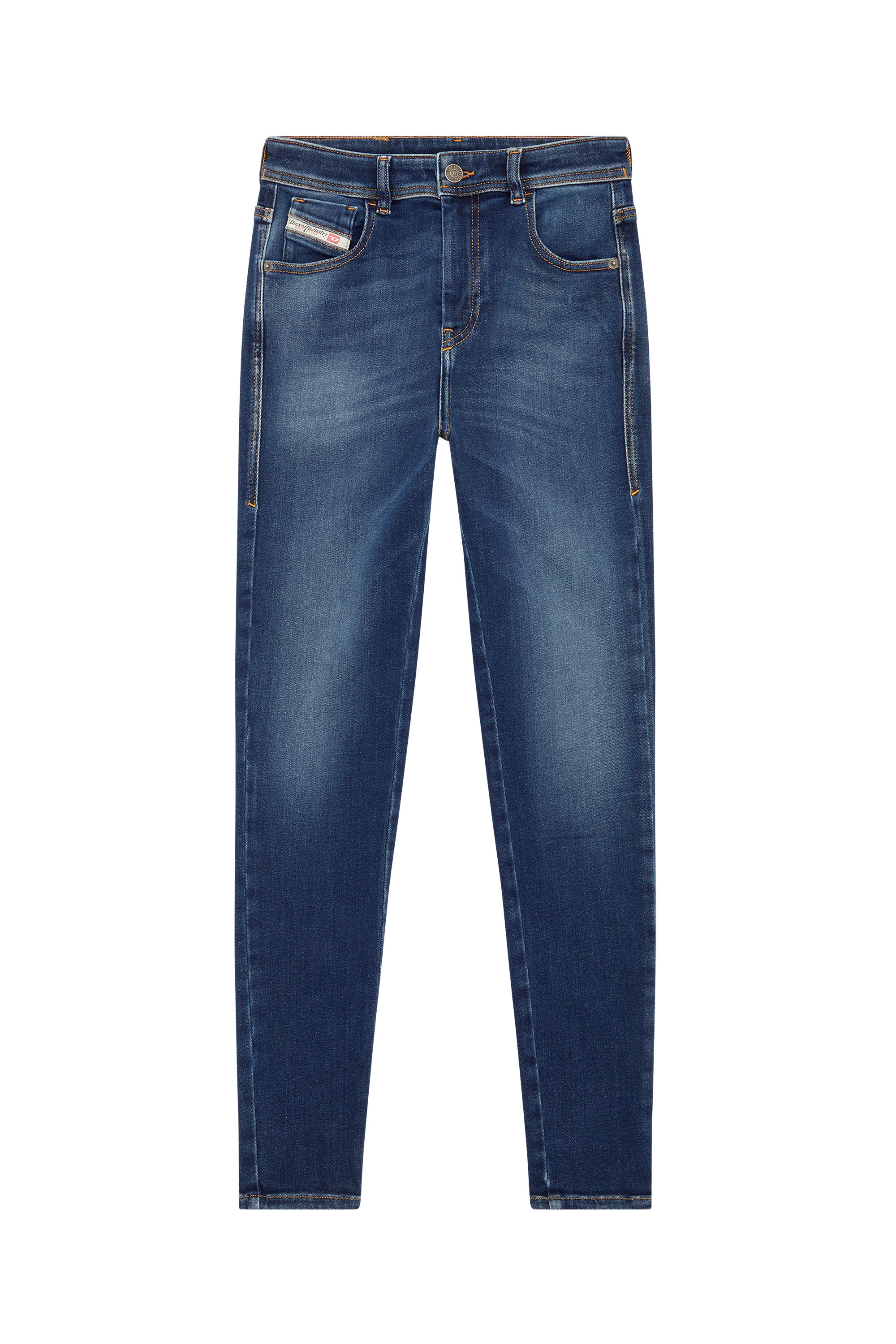 Diesel - 1984 Slandy high 09E97 Super skinny Jeans, Blu Scuro - Image 5
