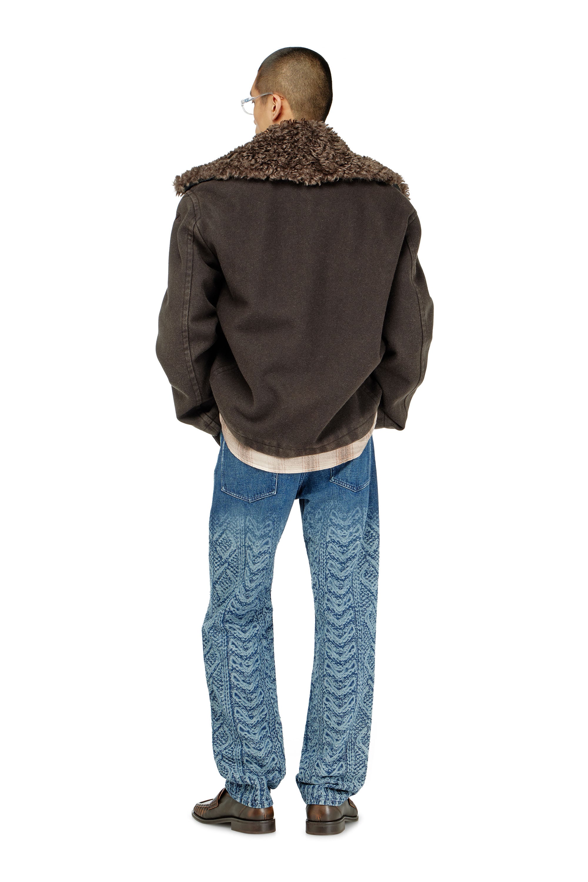Diesel - Regular Jeans 2024 D-Macs 007EV Uomo, Blu Scuro - Image 4