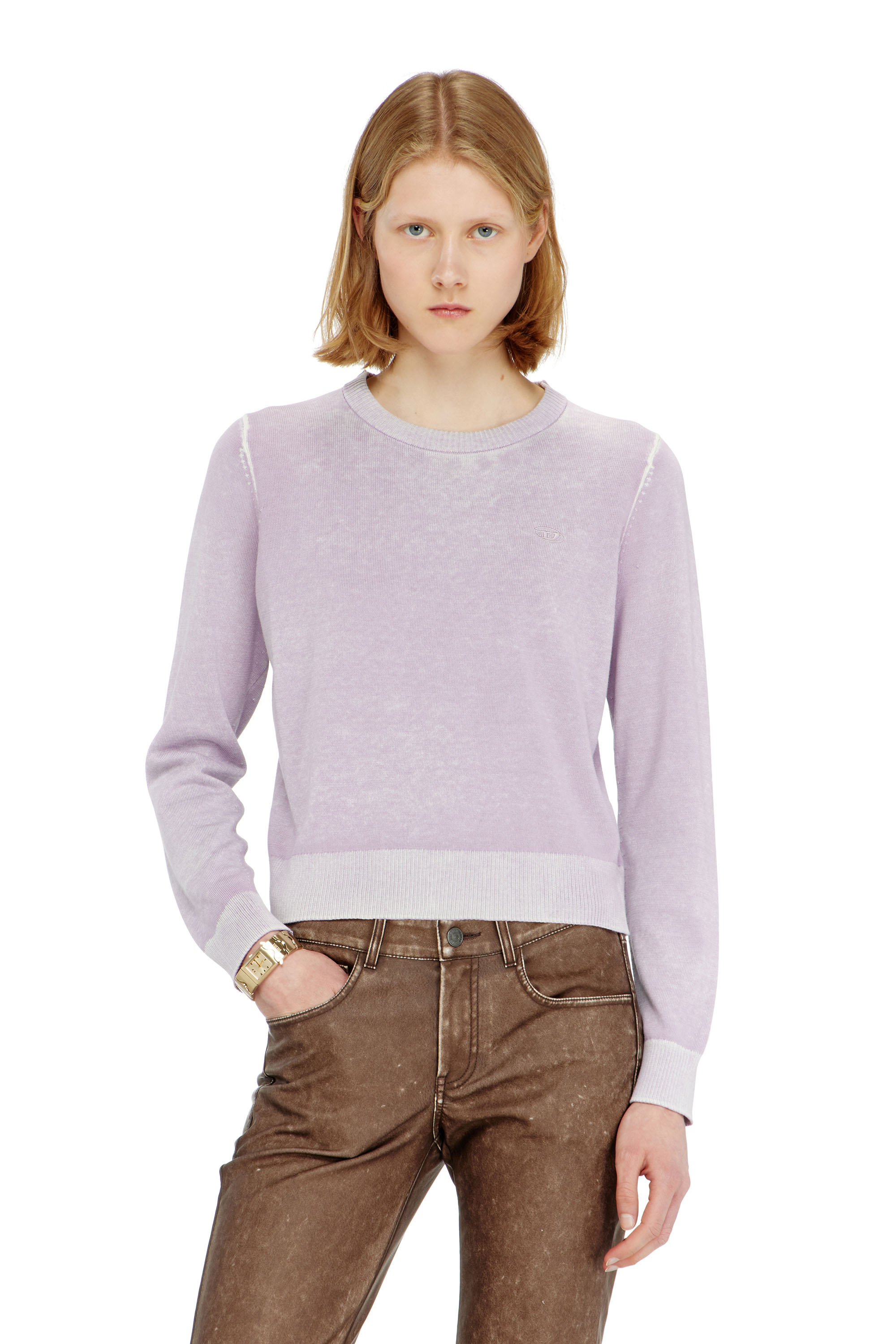 Diesel - M-LOVRE, Maglia con stampa interna sfumata Donna in ToBeDefined - 1