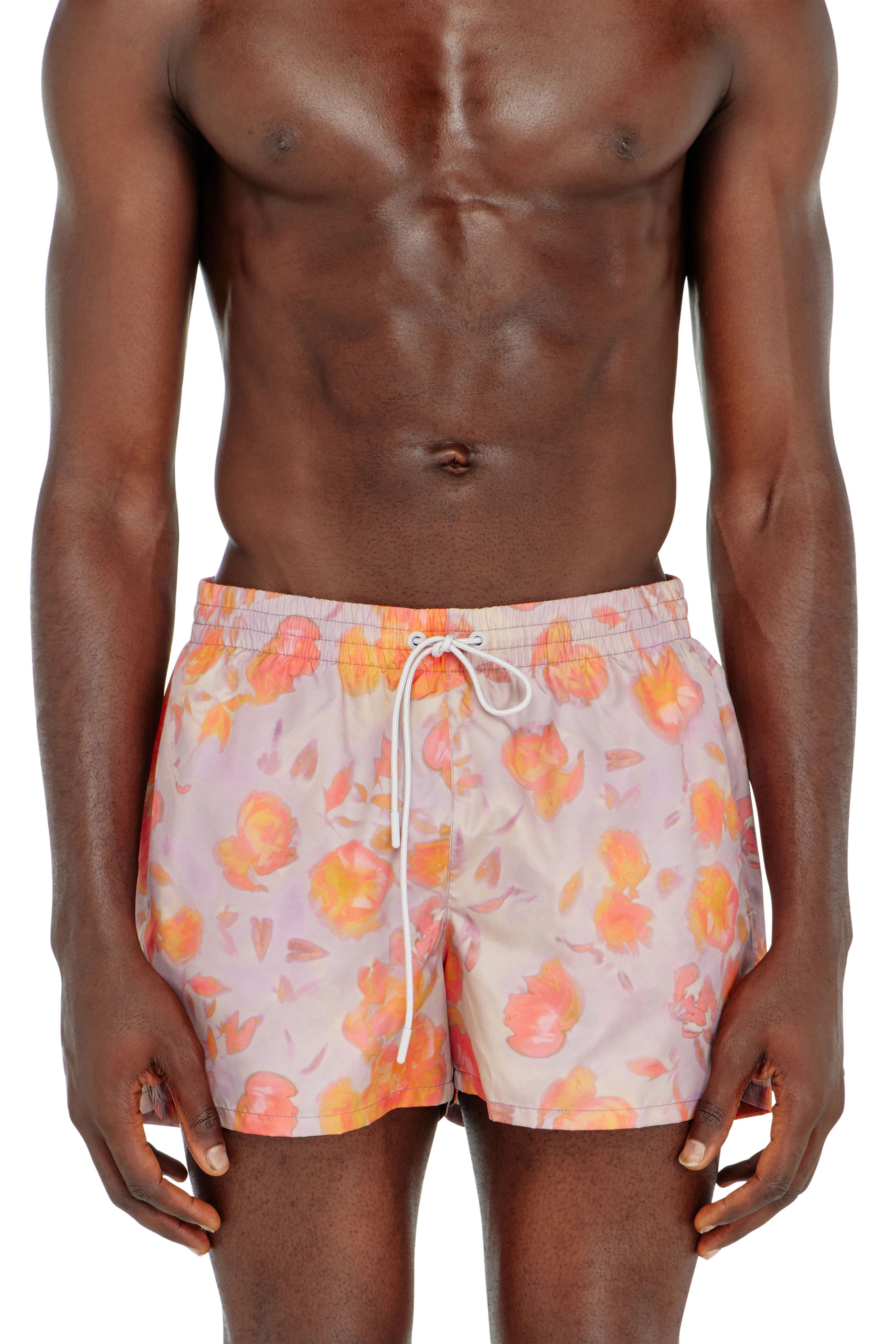 Diesel - OLLY-34-D-CORE, Costume da bagno metallizzati con stampa floreale Uomo in ToBeDefined - 2