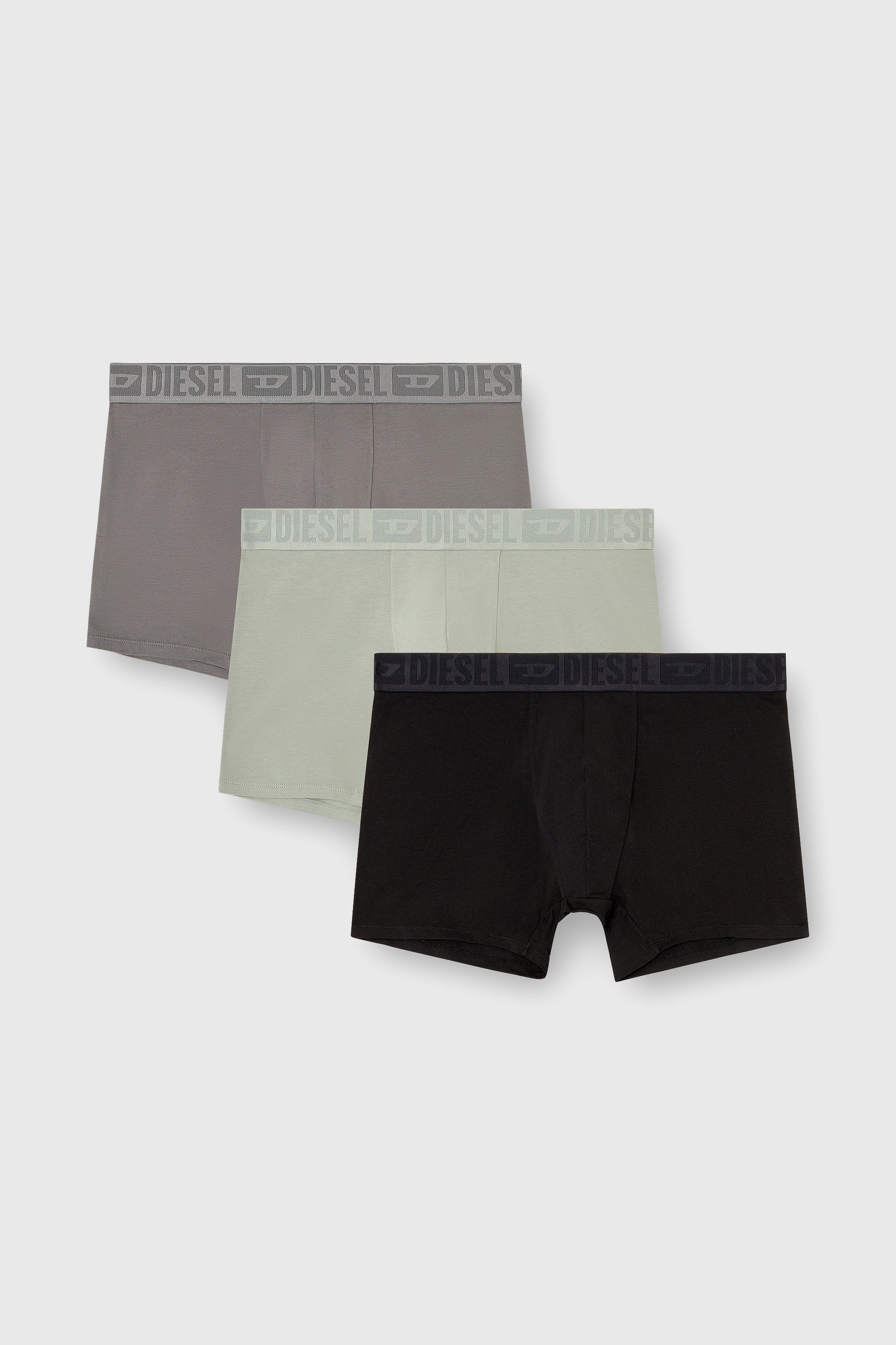 Diesel - SEBASTIAN-D-CORE-3PACK, Set da tre boxer lungo in cotone stretch Uomo in Multicolor - 1