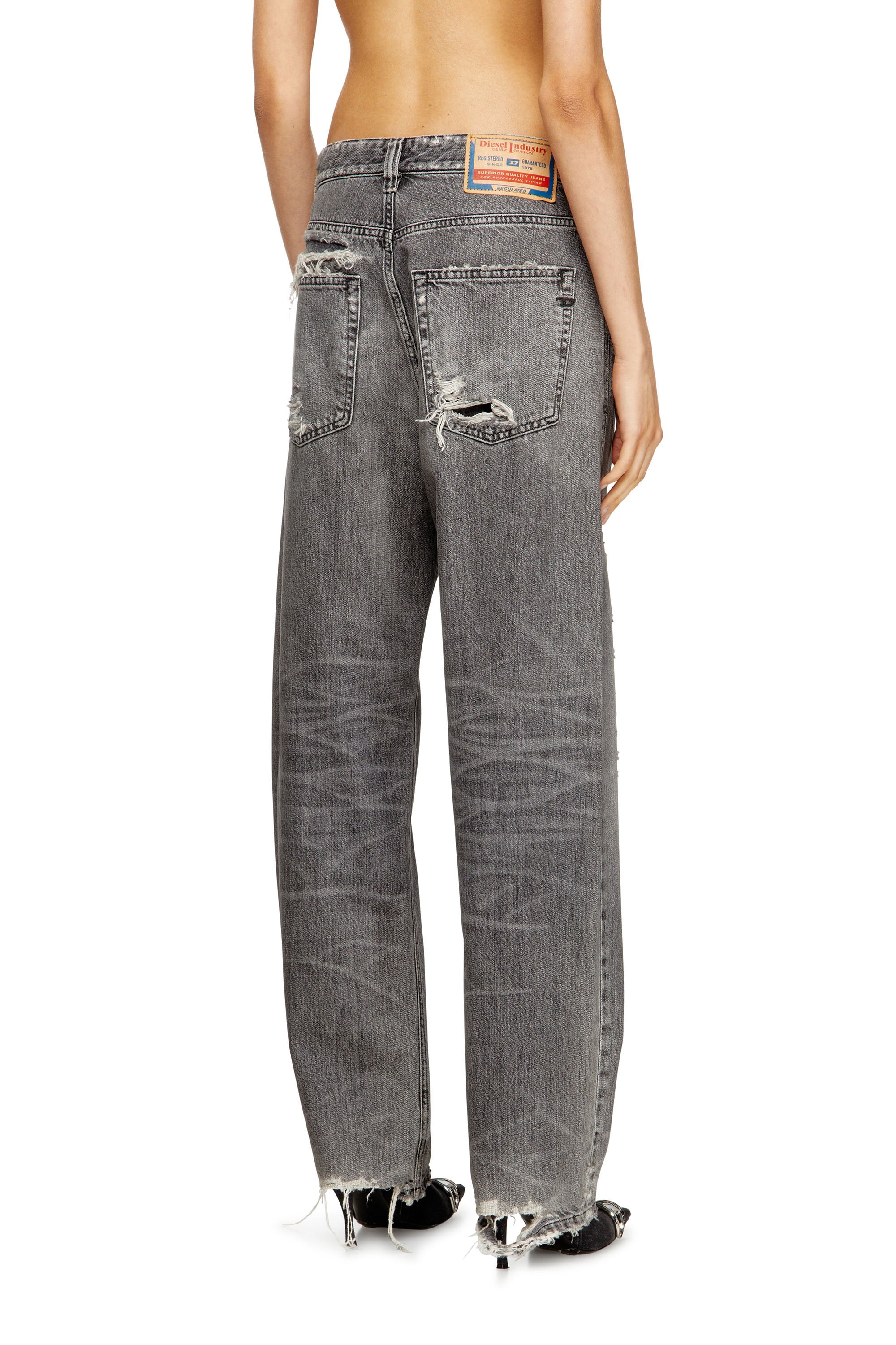 Diesel - Regular Jeans 1988 D-Ark 09M64 Donna, Grigio - Image 4