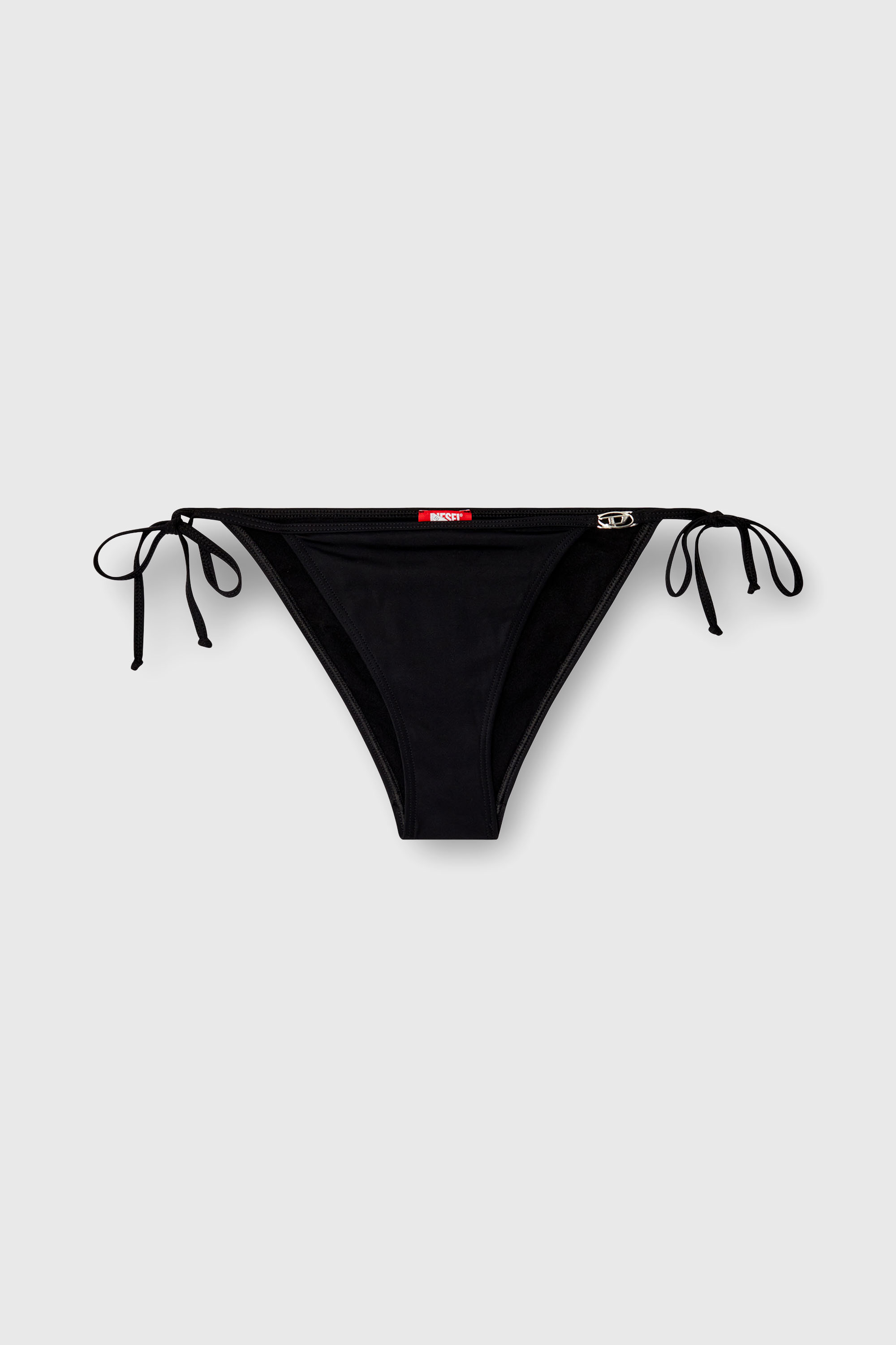 Diesel - BRIGITTES-DNM, Slip bikini con dettaglio Oval D Donna in Nero - 2