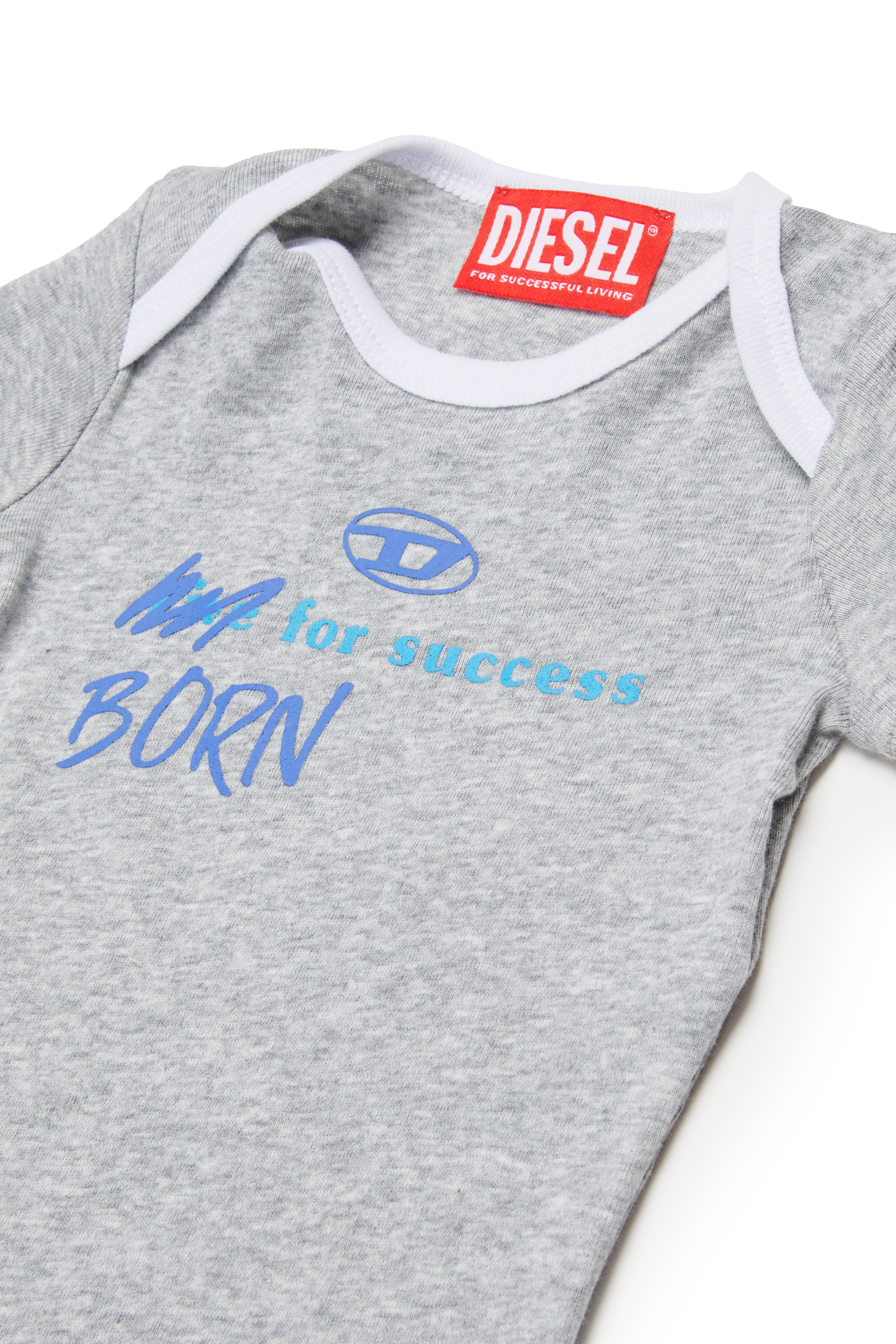 Diesel - URMAS-NB, Body neonato Born For Success Unisex in Grigio - 3