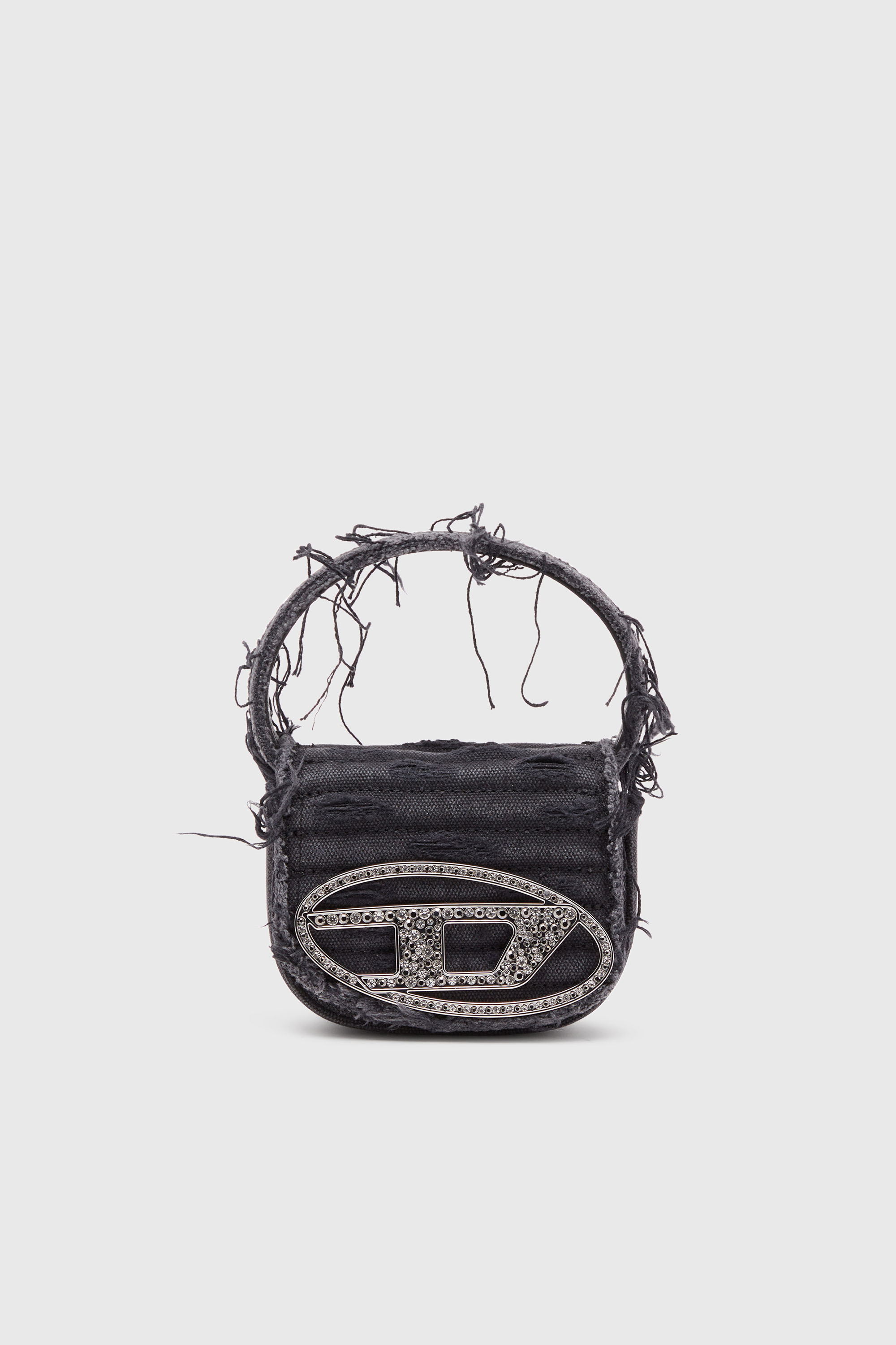 Diesel - 1DR XS, 1DR XS-Iconica mini borsa in tela e pelle Donna in Nero - 1