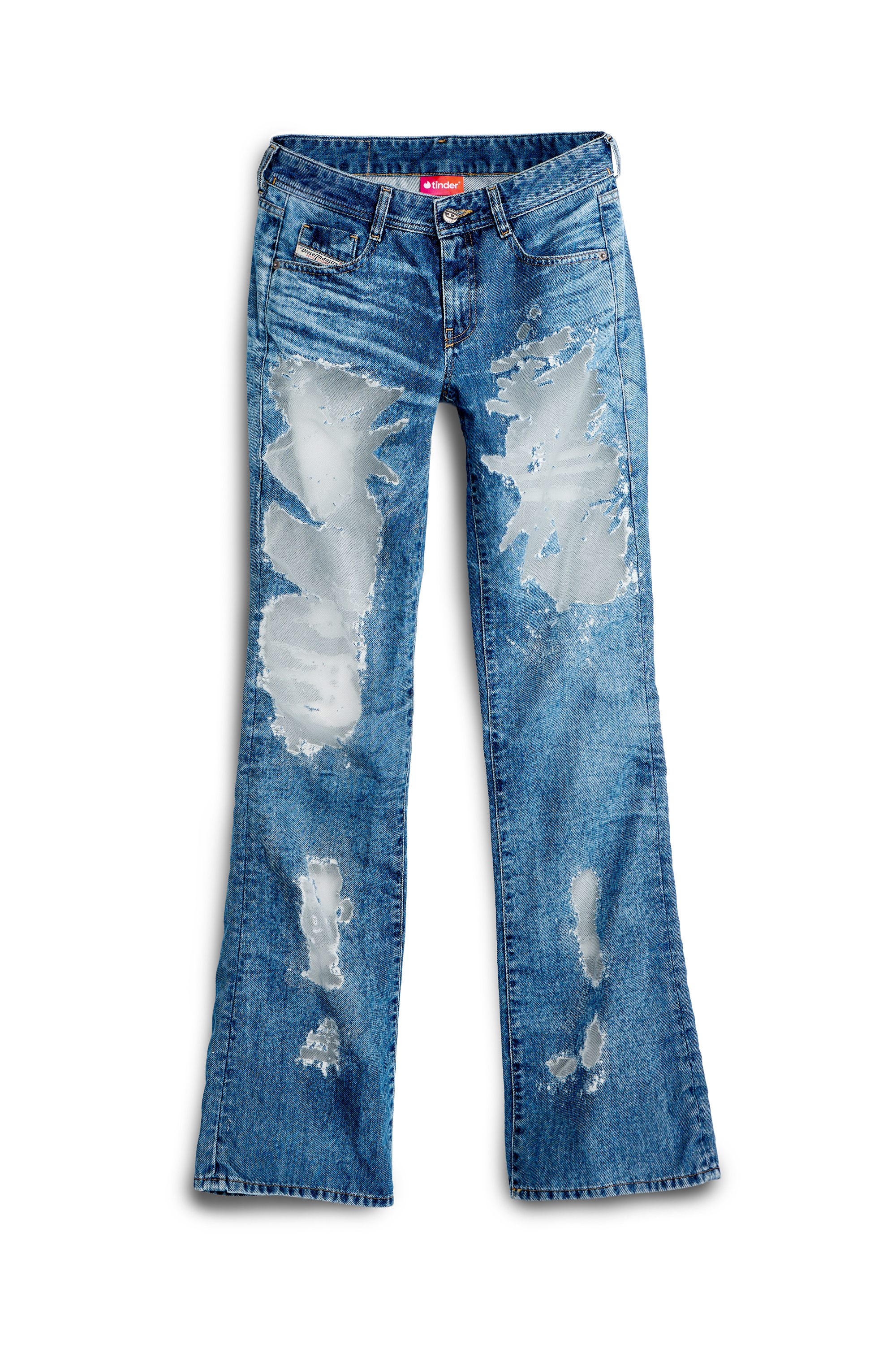 Diesel - Woman's Bootcut Jeans 1969 D-Ebbey 068ZH, Medium blue - 4