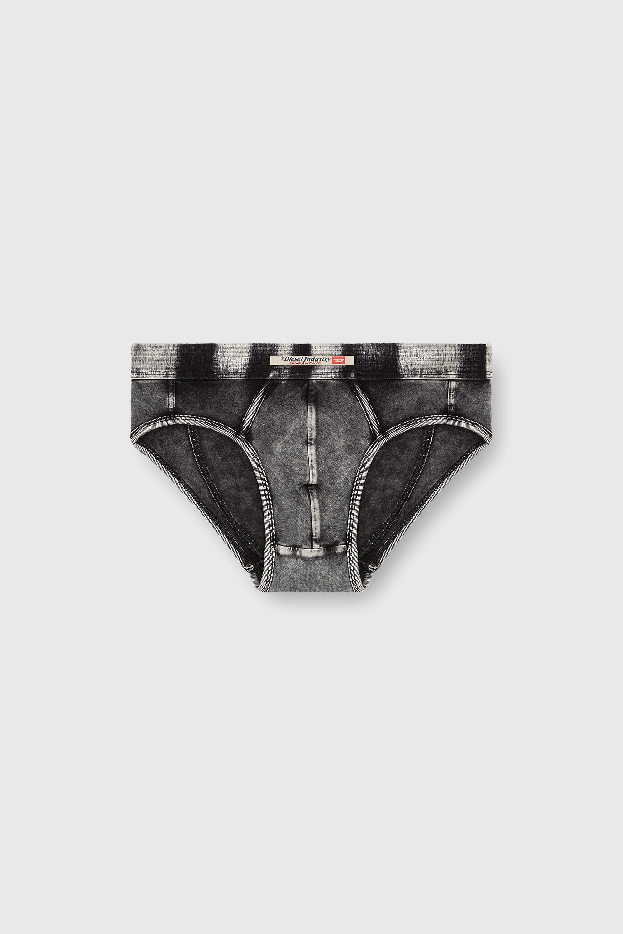 Diesel - ANDRE-DNM, Slip effetto denim Uomo in Nero - 2