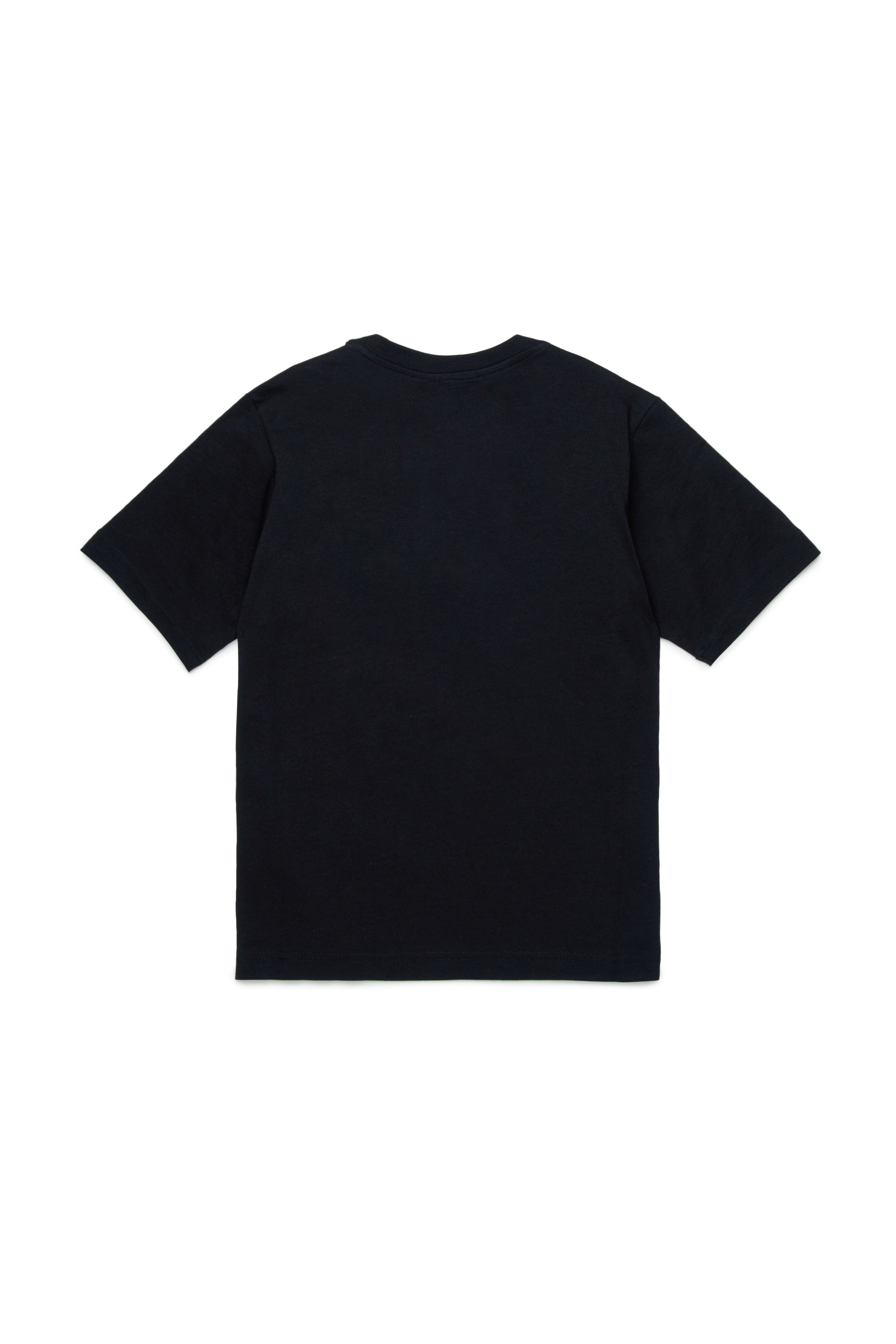 Diesel - MTFIND OVER, T-shirt con logo Biscotto Uomo in Nero - 2