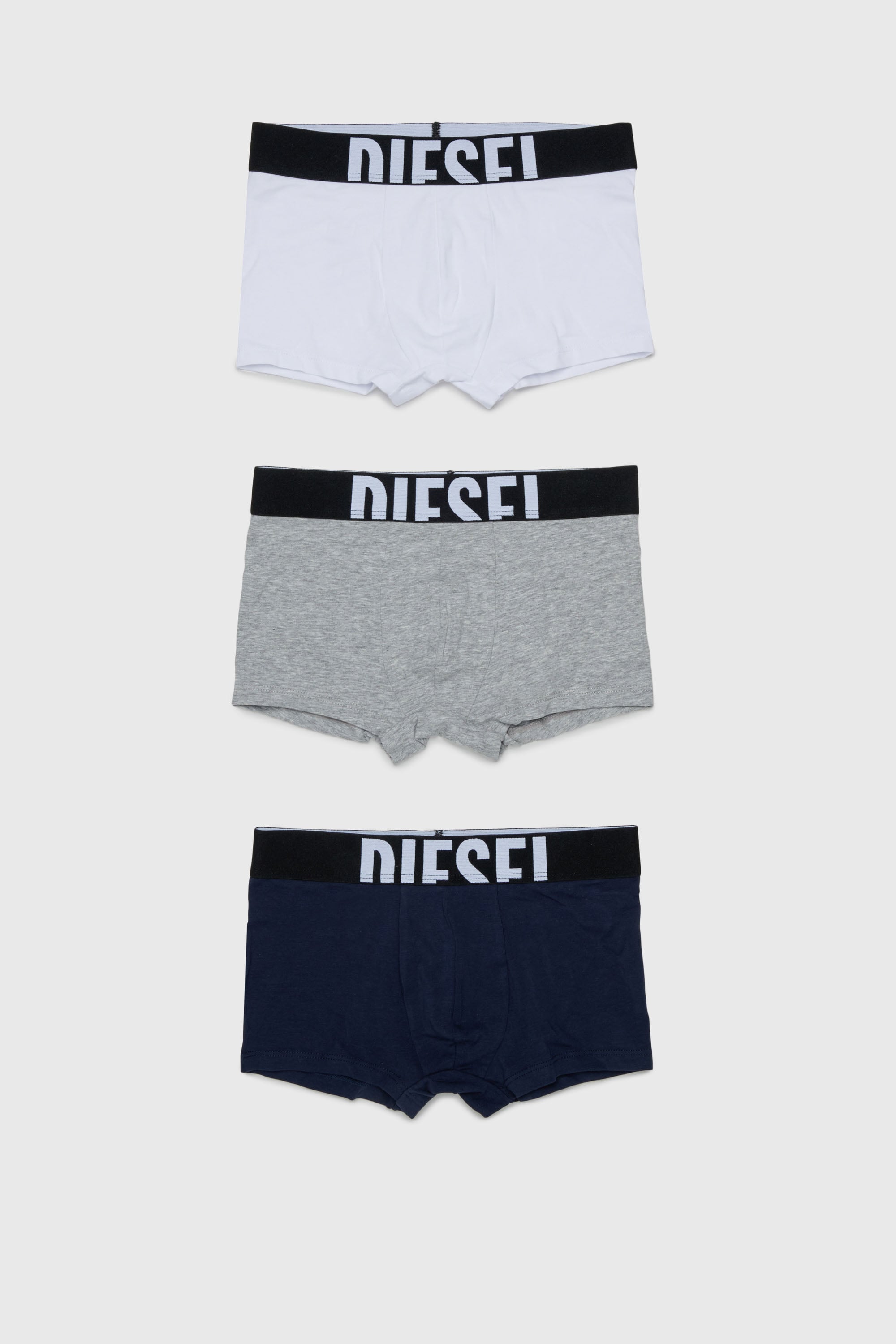 Diesel - UM-UMILLOTRIPACK-DD, Set da tre paia di boxer lungo in cotone stretch Uomo in Multicolor - 1