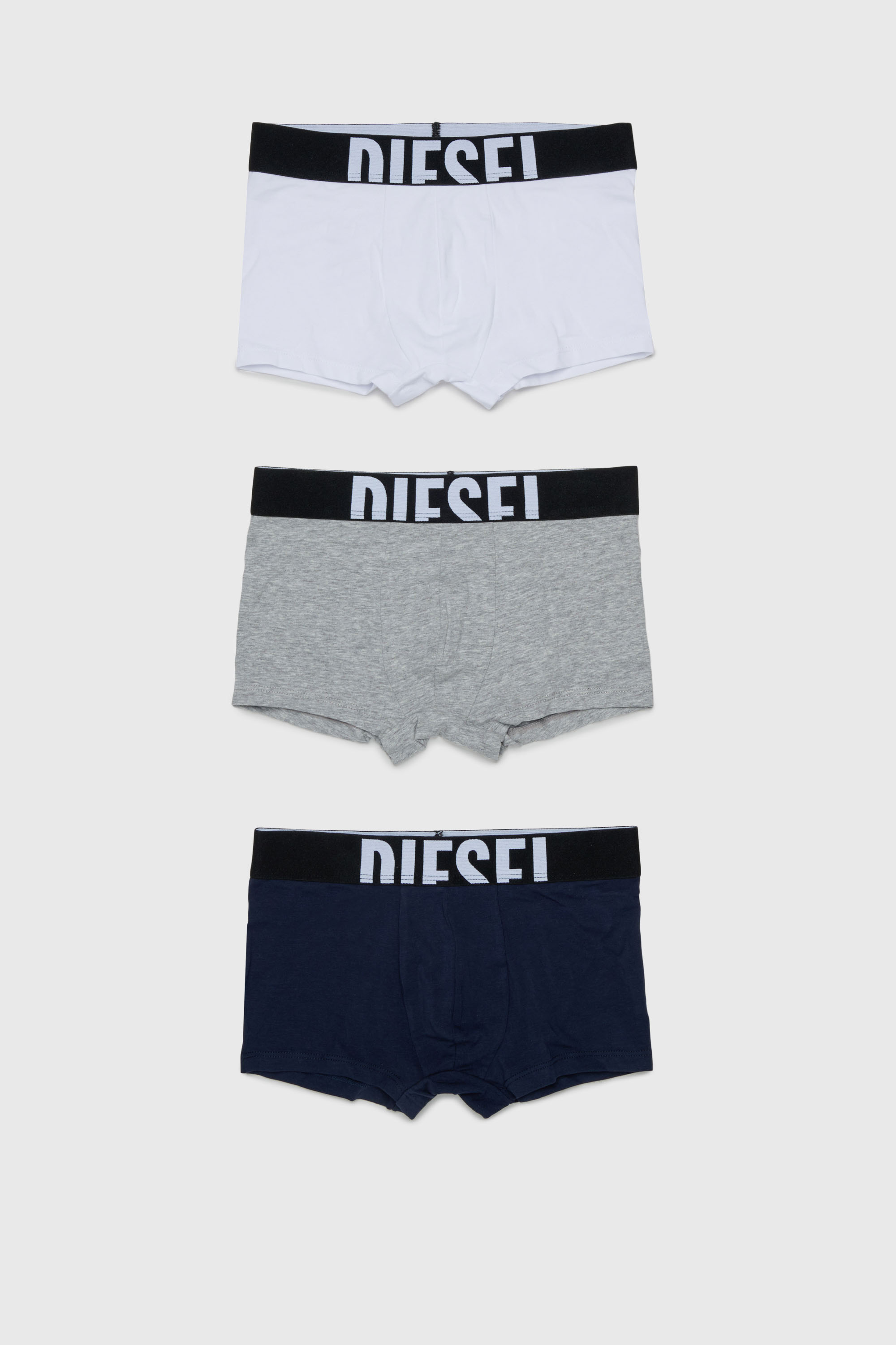 Diesel - UM-UMILLOTRIPACK-DD, Set da tre paia di boxer lungo in cotone stretch Uomo in Multicolor - 1
