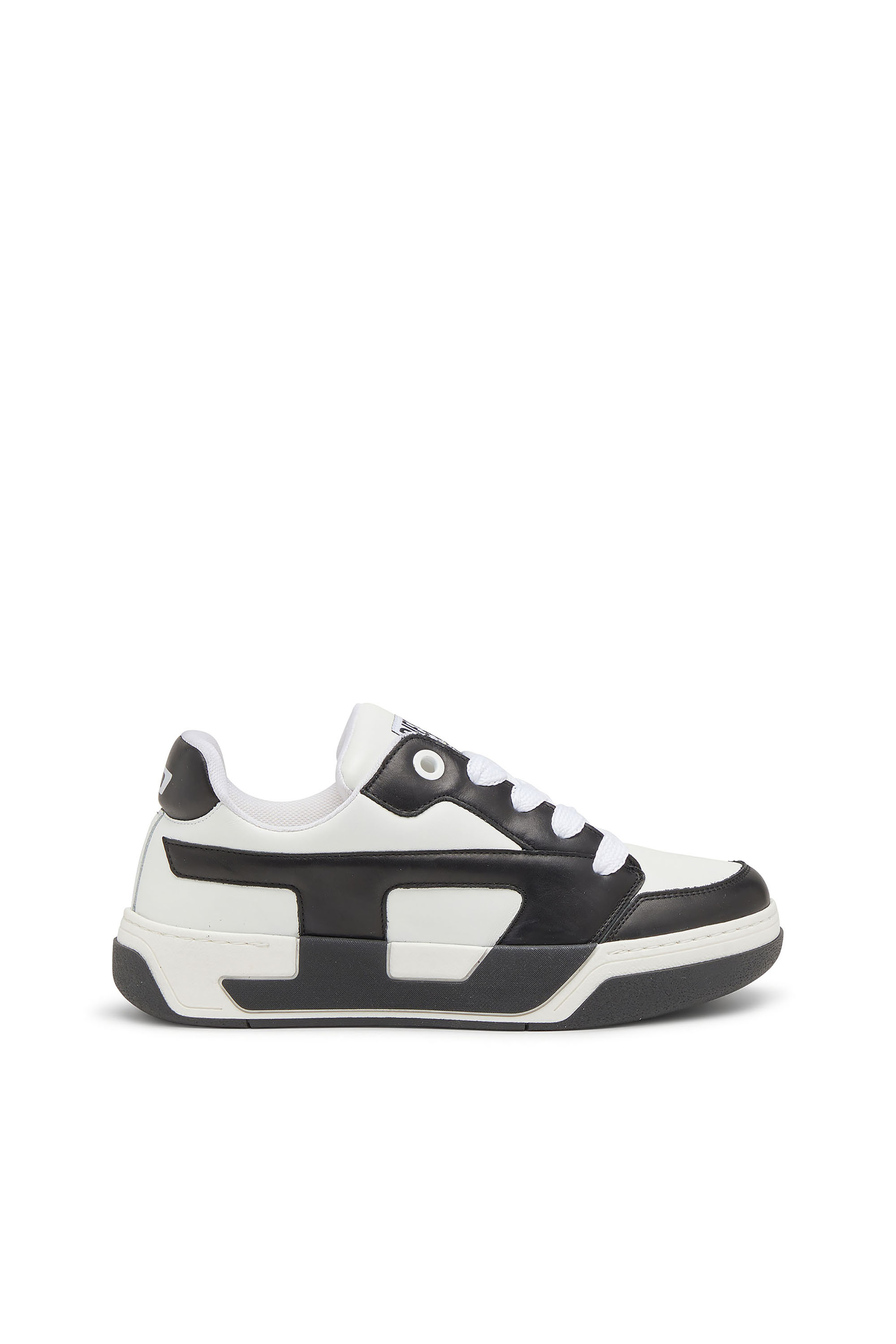 Diesel - S-D-OLLIE LOW, S-D-Ollie-Sneaker da uomo in pelle color block Uomo in Bianco - 1
