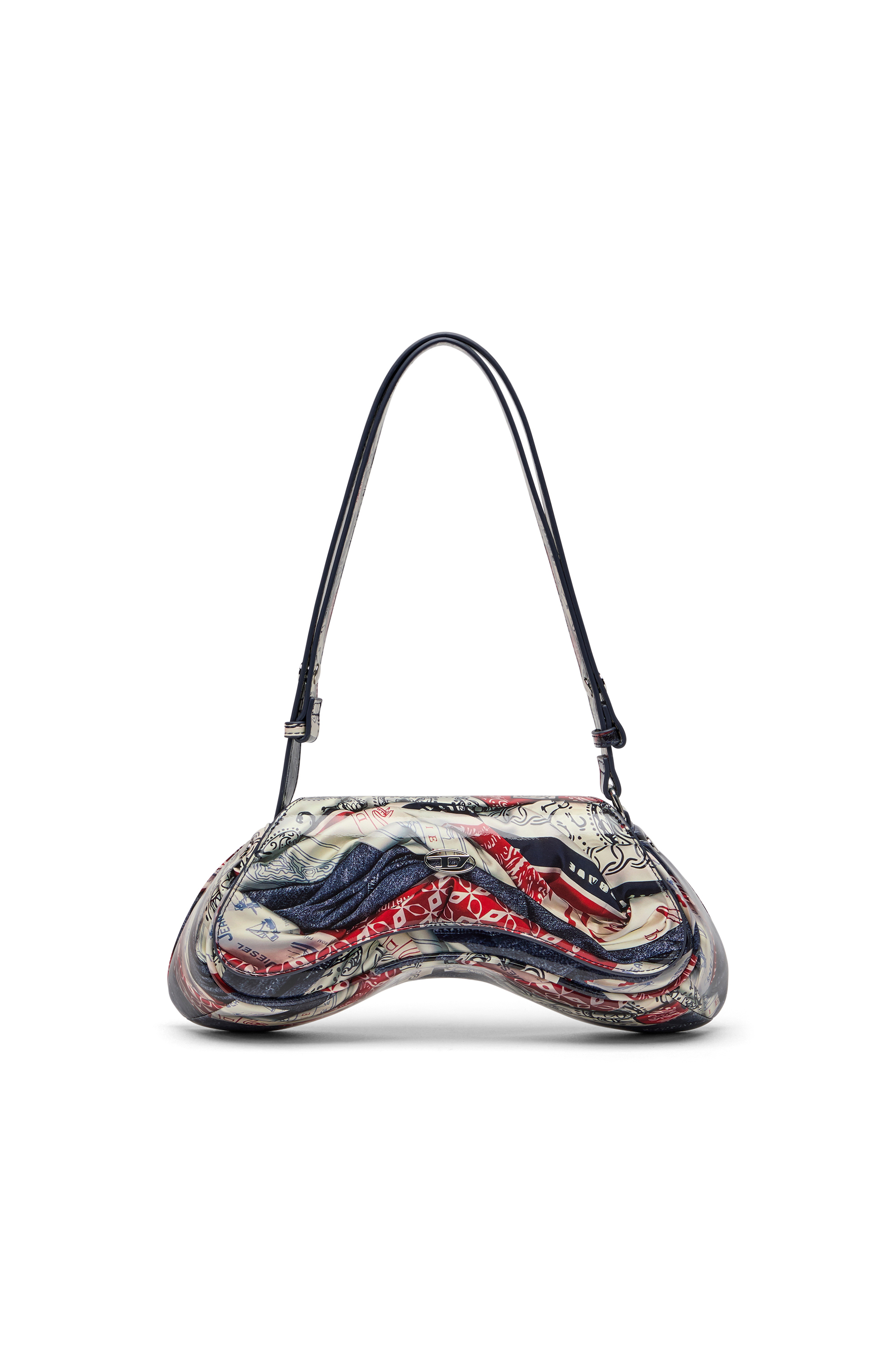 Diesel - PLAY CROSSBODY, Play-Borsa in PU stampato lucido Donna in Multicolor - 1
