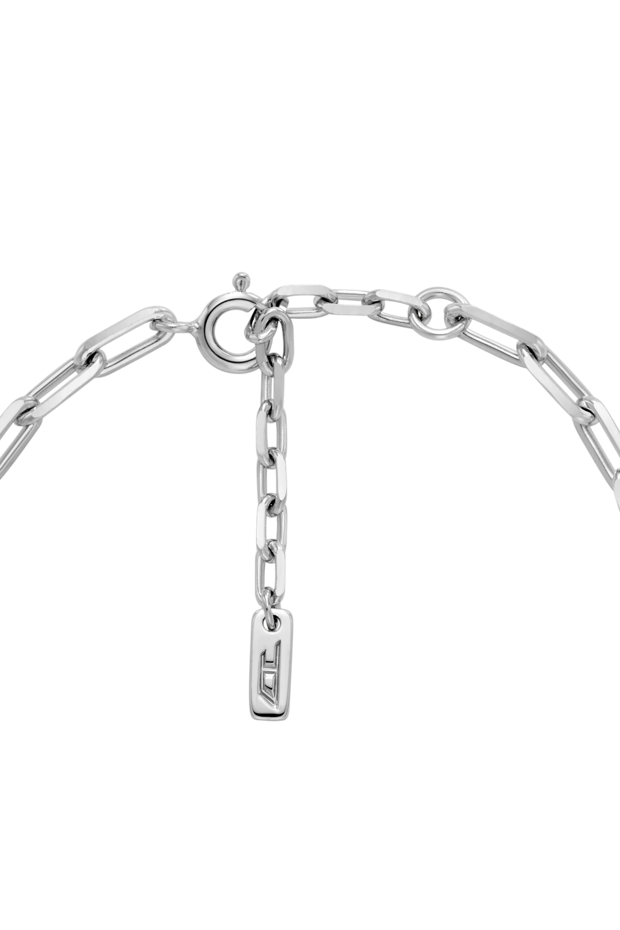 Diesel - DL1363040 STERLING SILVER JEWEL, Bracciale a catena in argento sterling Unisex in Argento - 2