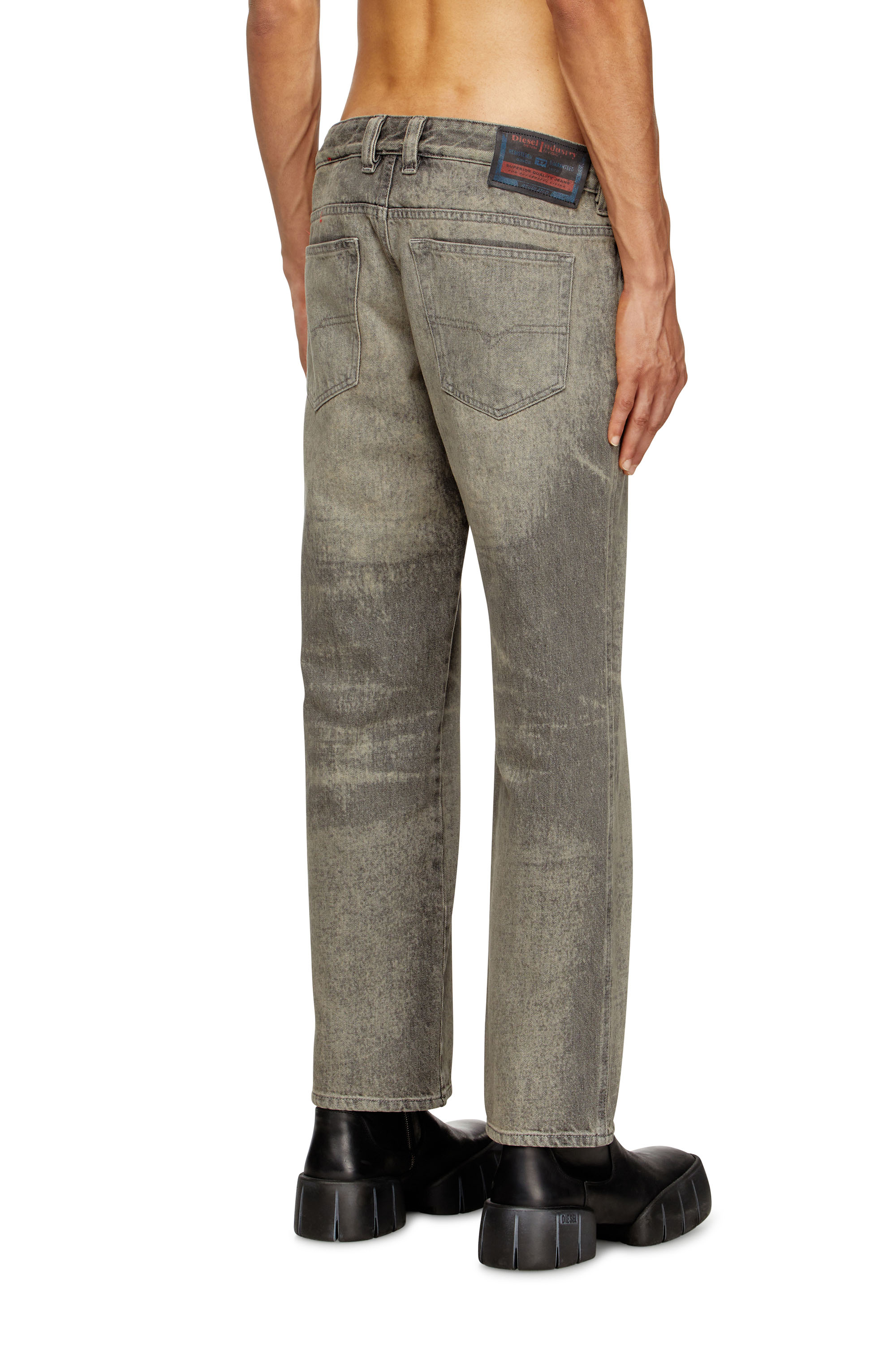 Diesel - Regular Jeans D-Im 007DR Uomo, Grigio - Image 4