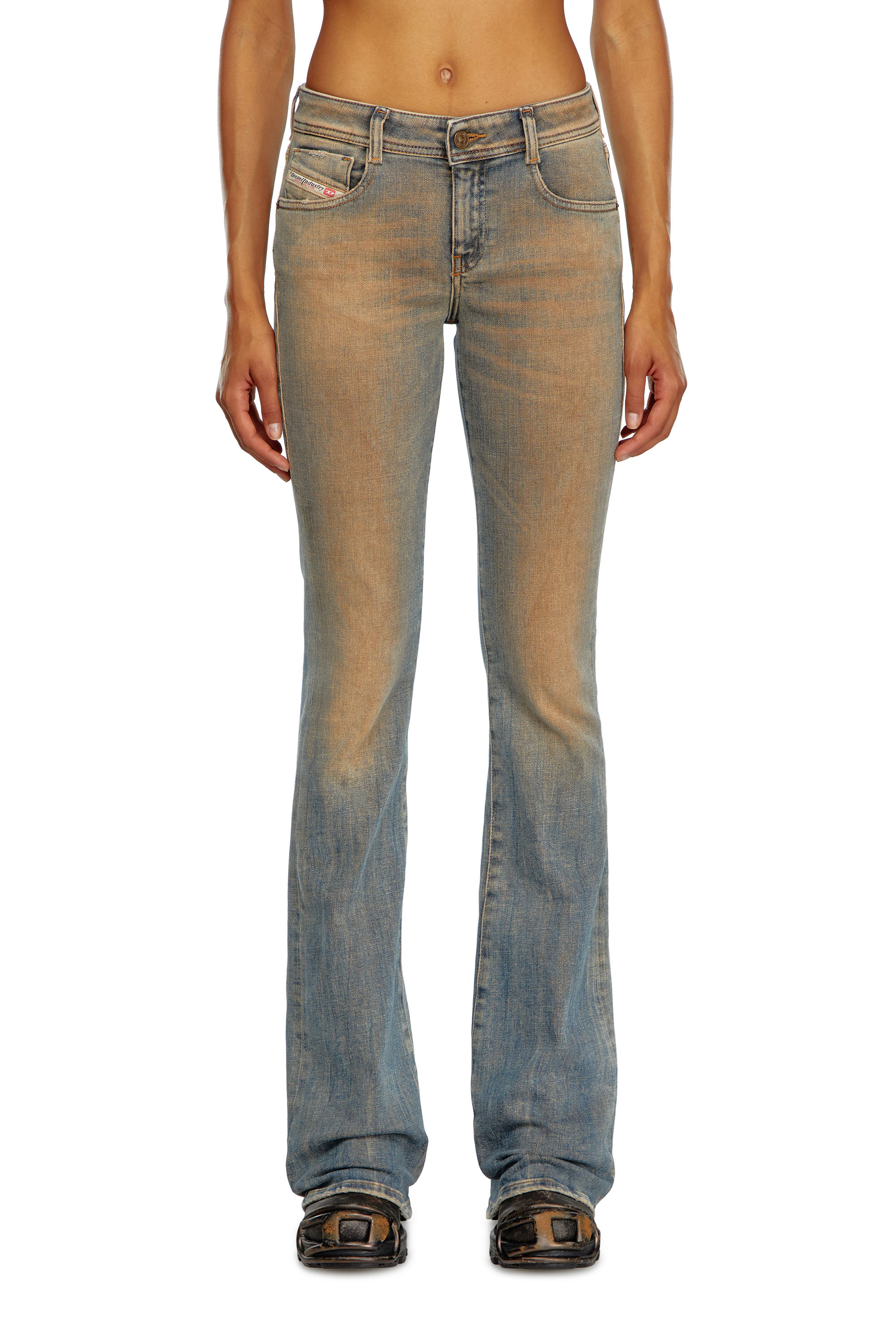 Diesel - Donna Bootcut and Flare Jeans 1969 D-Ebbey 09J23, Blu medio - Image 1