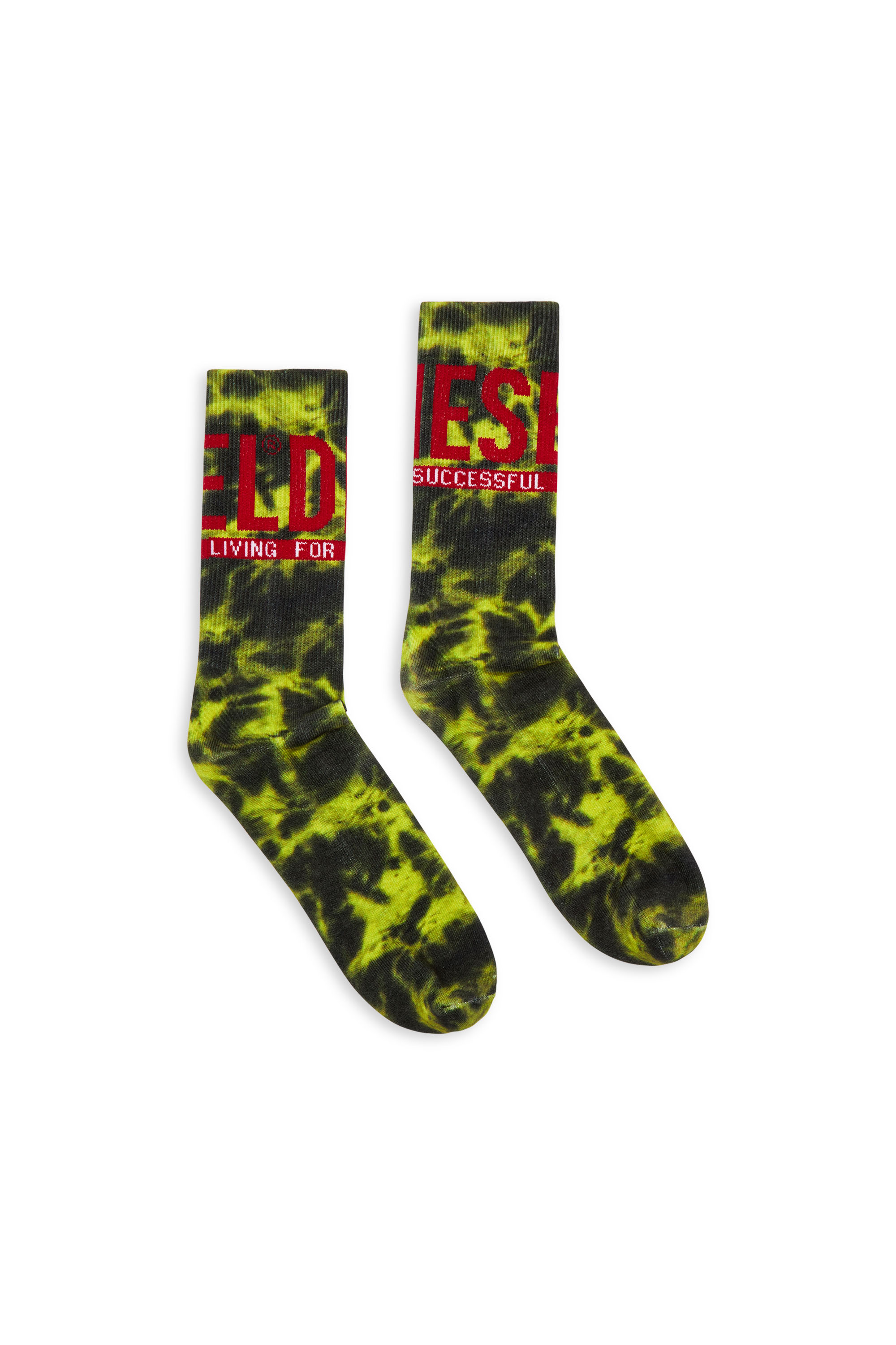 SKM-RAY, Nero/Verde - Calzini