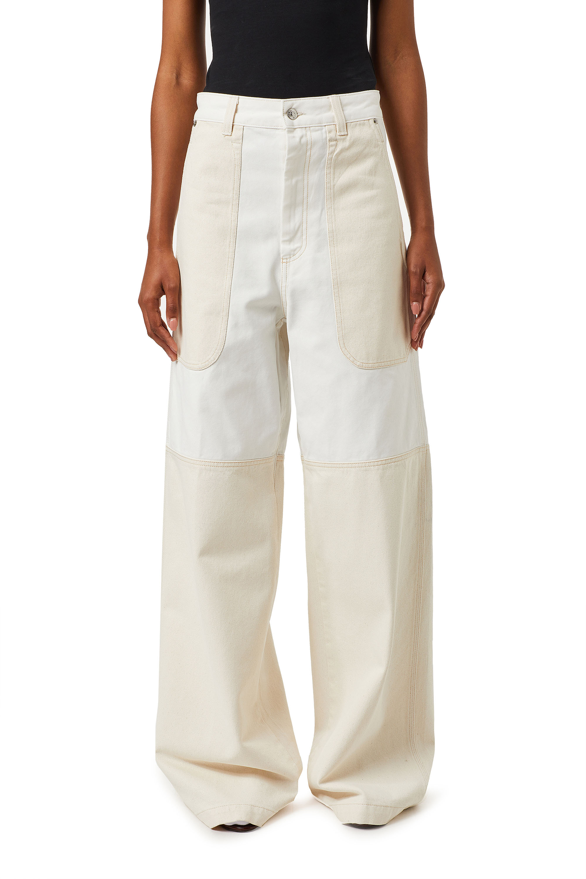 D-Uoki 0BFAV, Bianco - Jeans