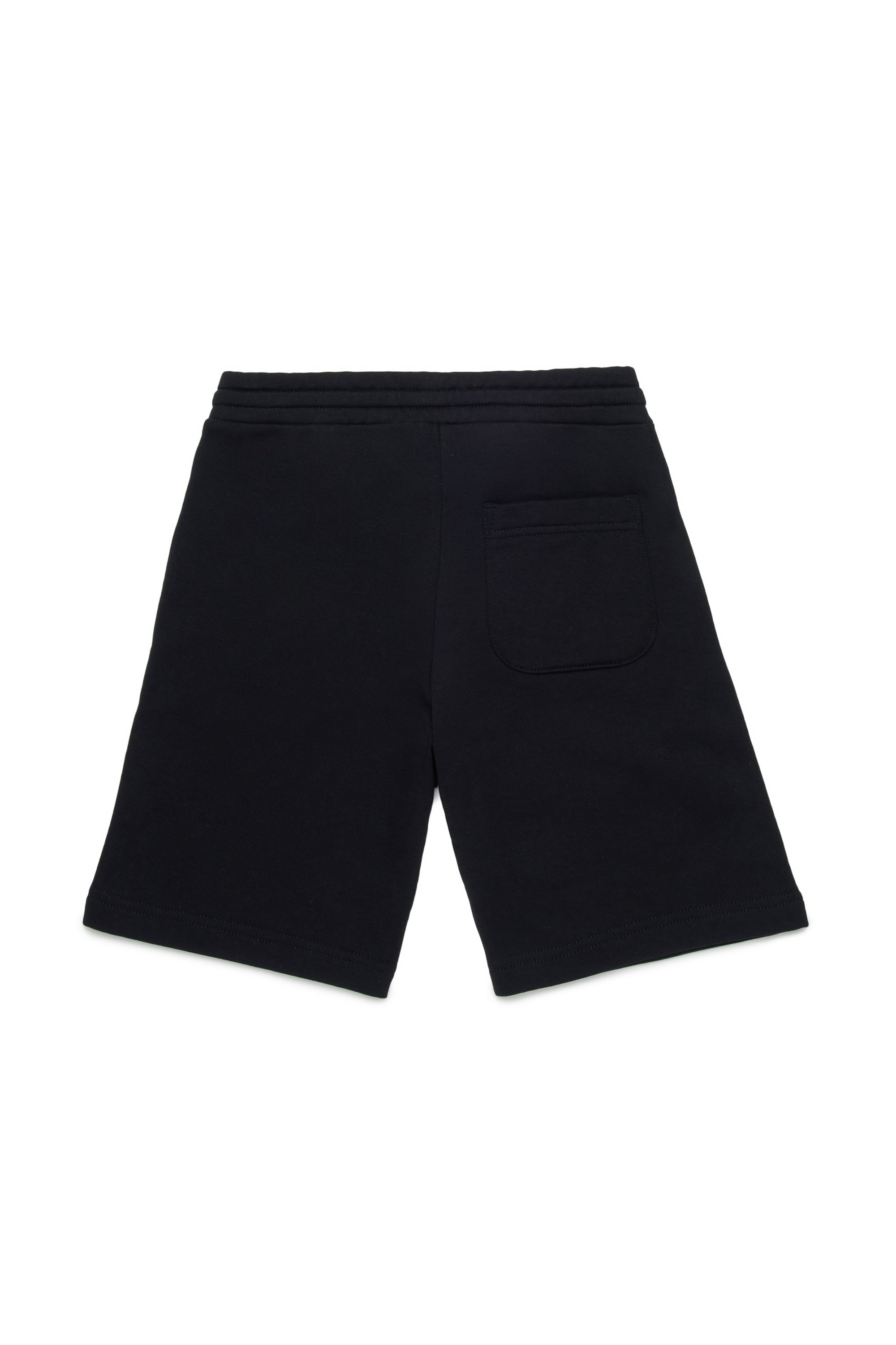 Diesel - PMACISHORT, Shorts sportivi con Oval D effetto metallo Uomo in Nero - 2