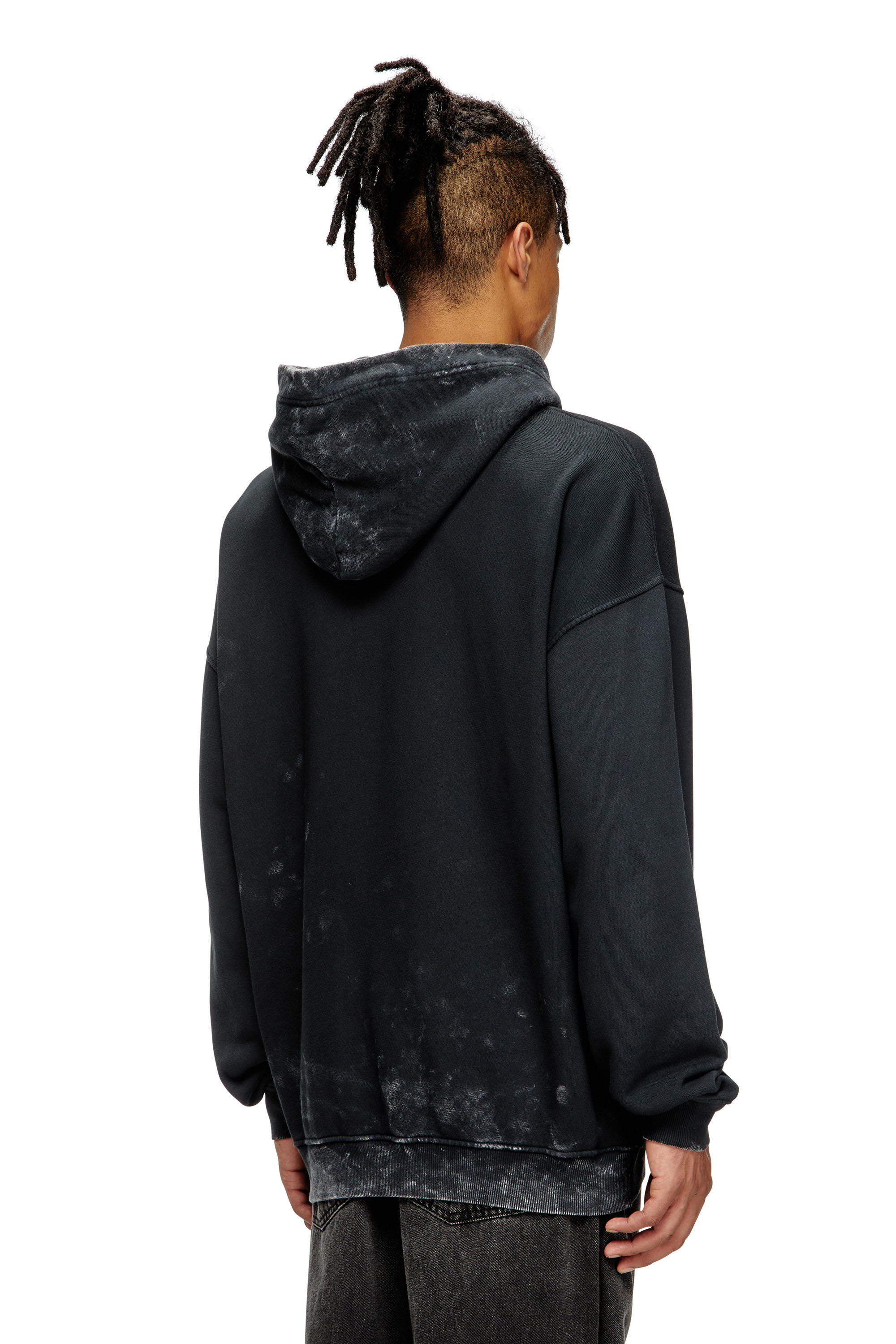 Diesel - S-BOXT-HOOD-T10, Hoodie con Oval D cut-out metallizzato Uomo in ToBeDefined - 3
