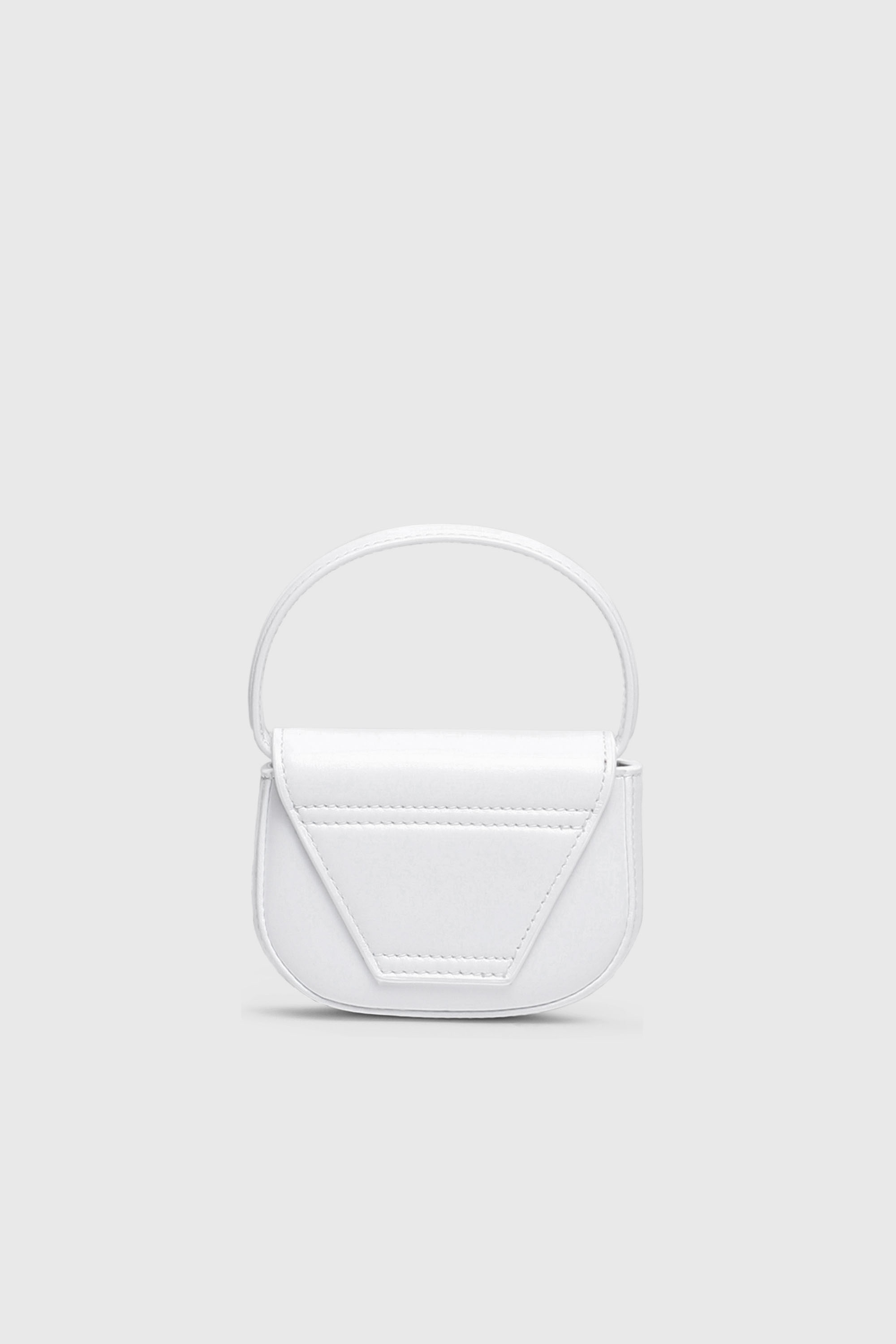 Diesel - 1DR XS, 1DR XS-Iconica mini borsa con placca D logo Donna in Bianco - 2