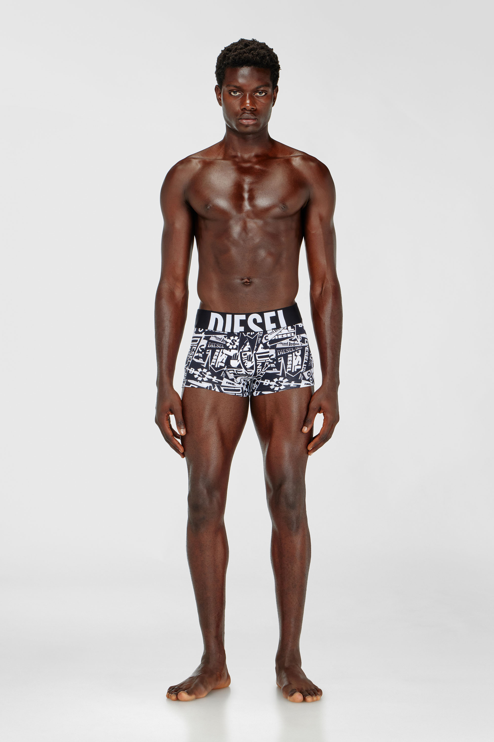 Diesel - UMBX-DAMIENTHREEPACK-5.5EL, Set da tre boxer lunghi con stampa bandiera Uomo in Multicolor - 1