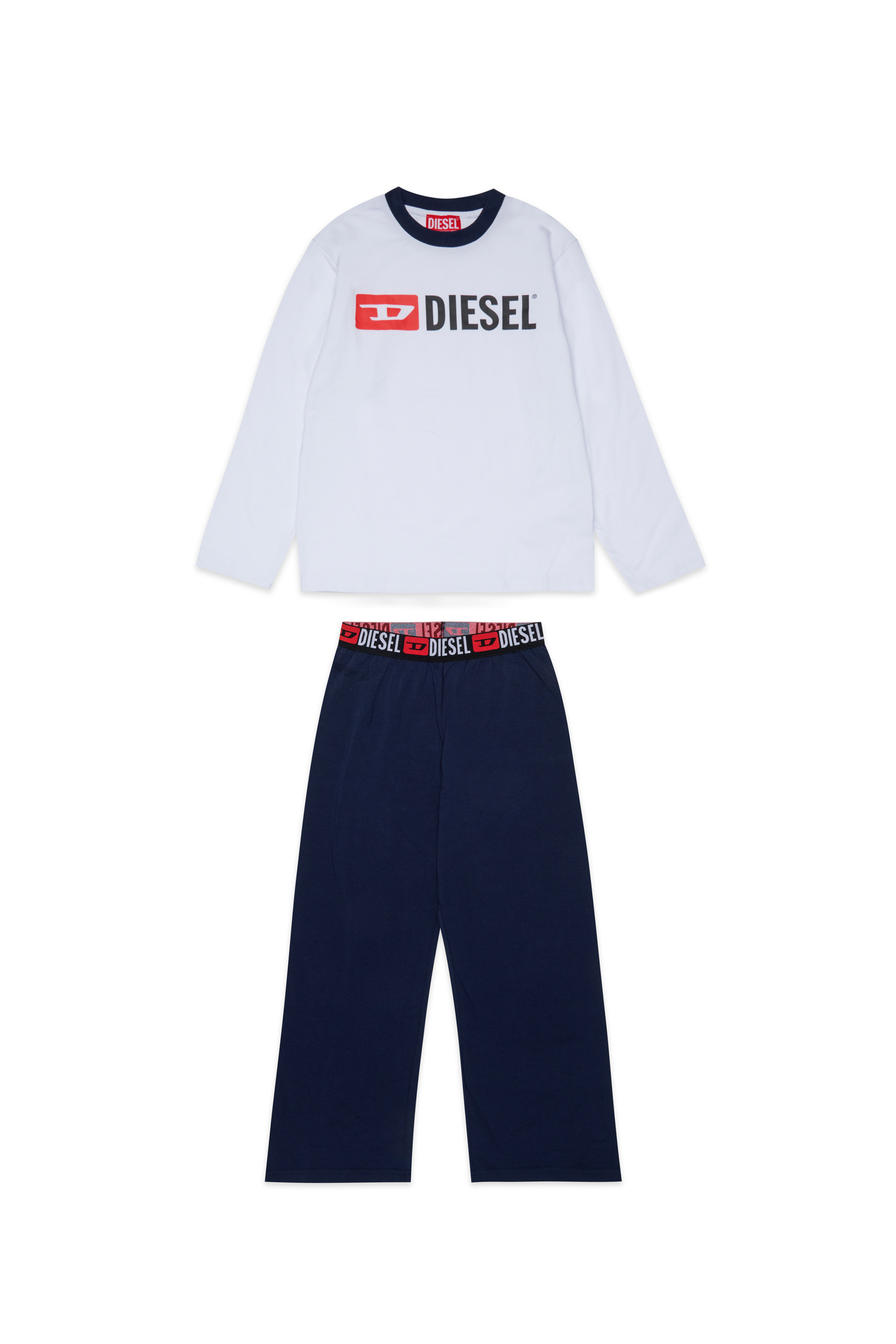 Diesel - UNIV, Pigiama set in stretch cotton Uomo in Multicolor - 1