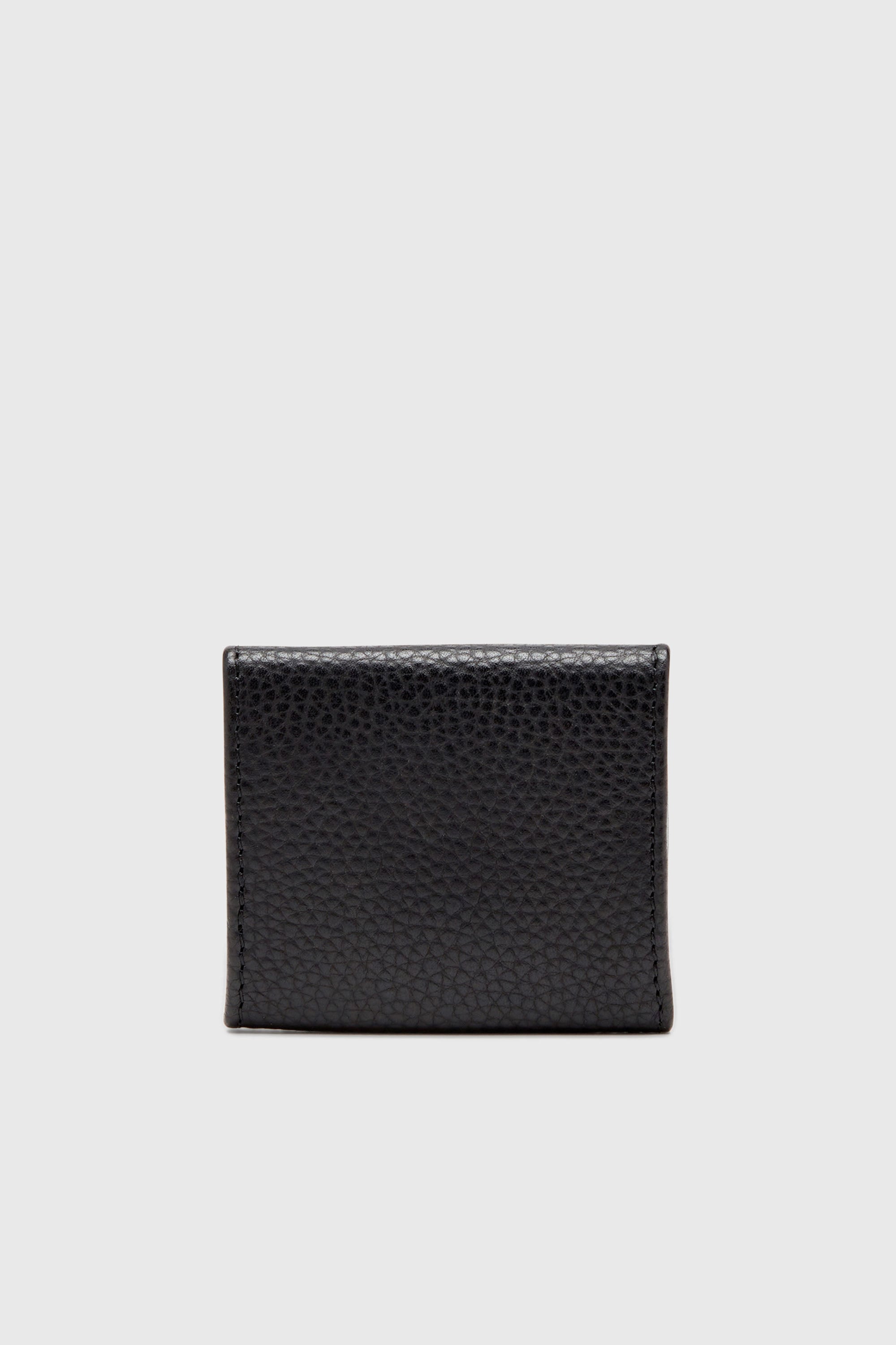Diesel - HISSU EVO COIN CASE, Portamonete in pelle granata Uomo in Nero - 2